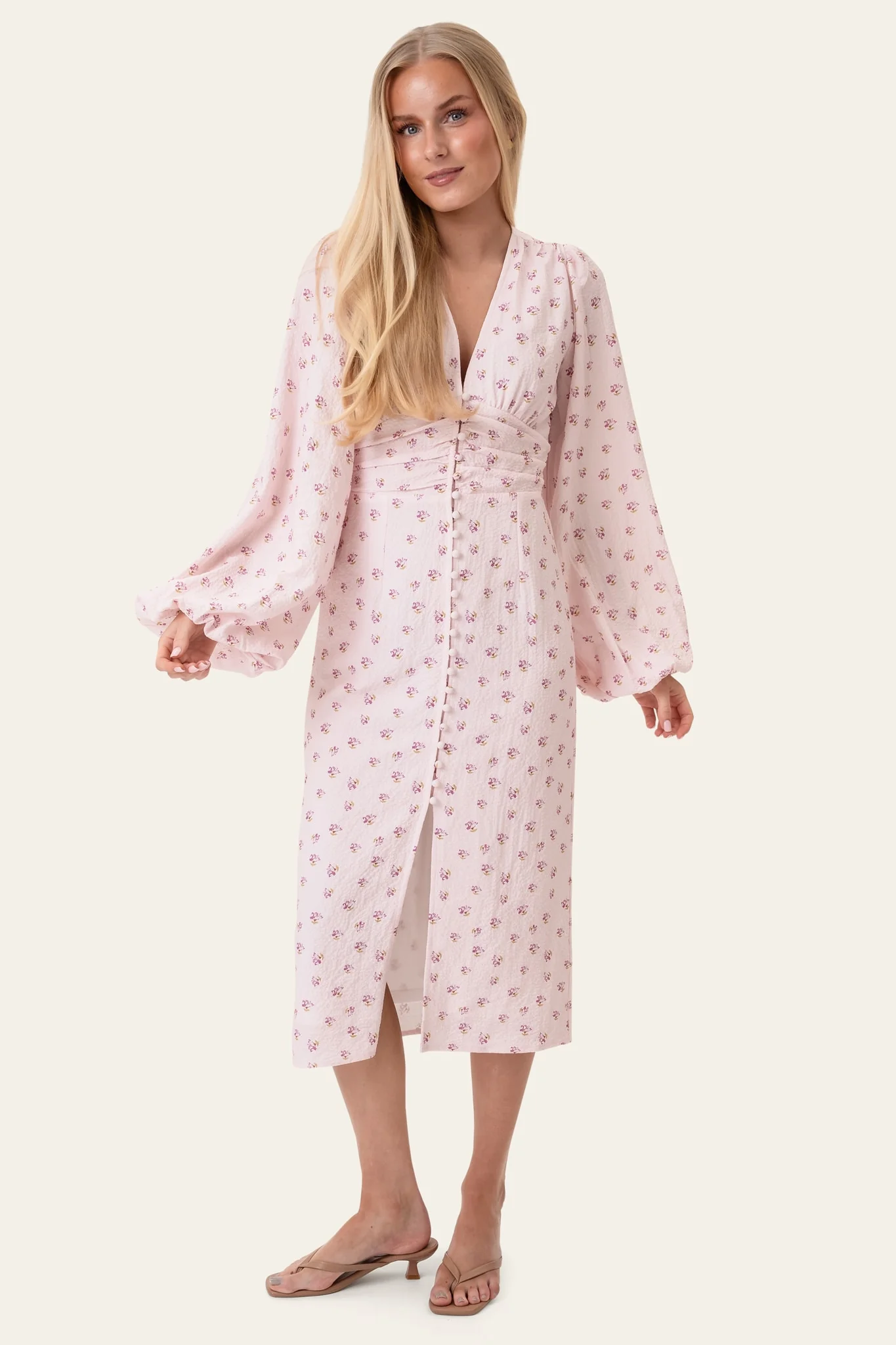 AdaIC Long Dress - Pink