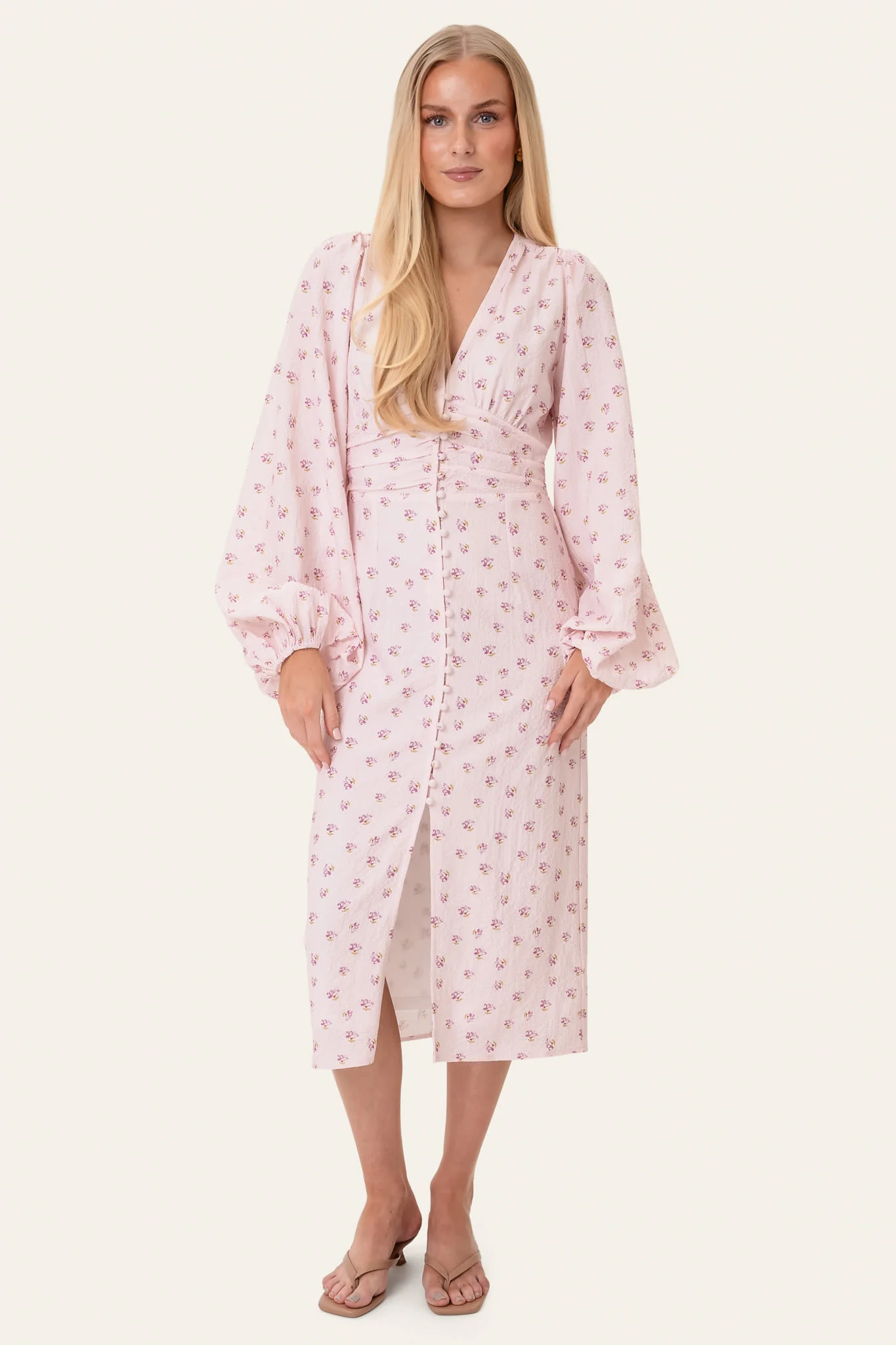 AdaIC Long Dress - Pink - Image 3