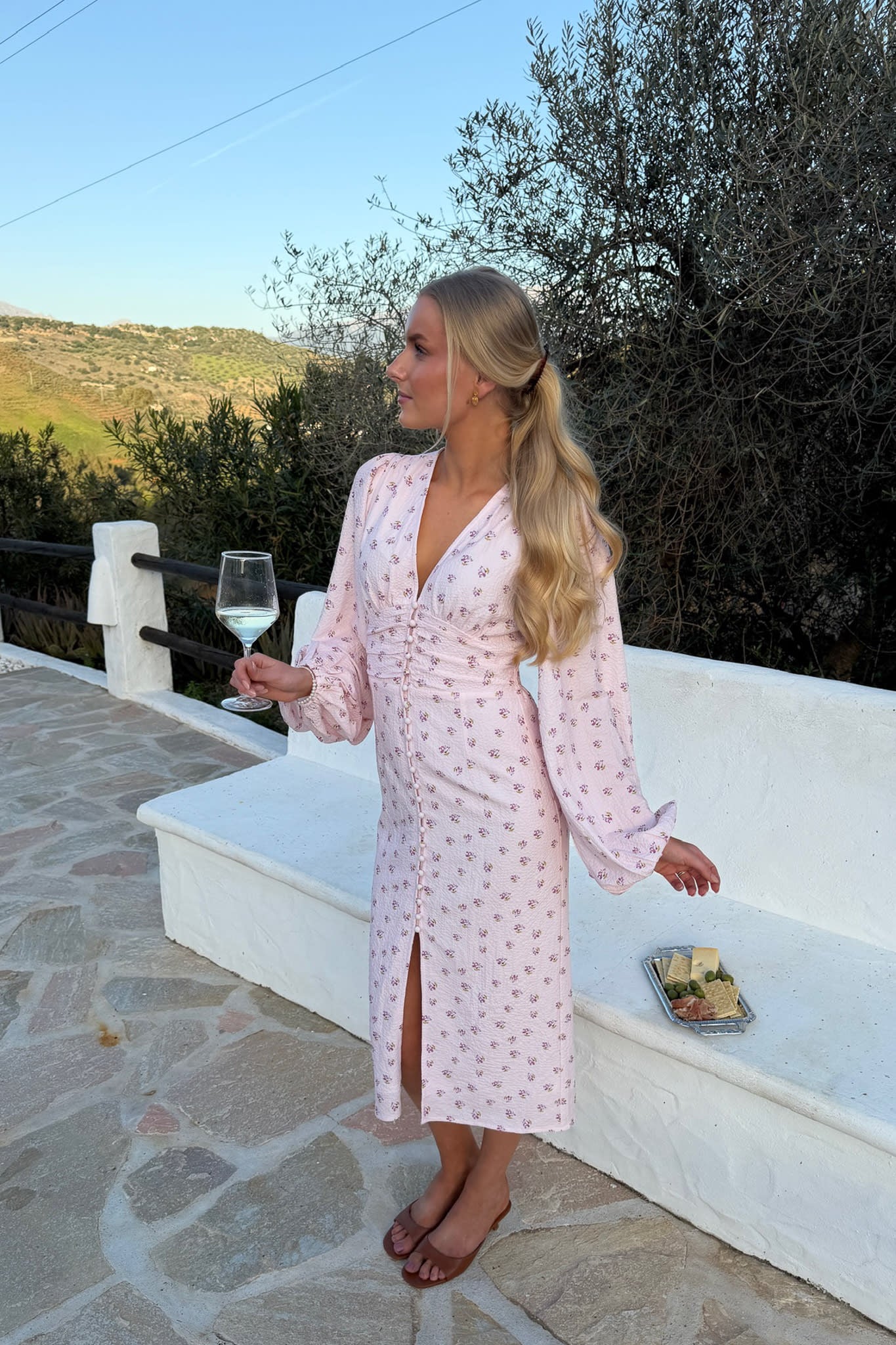 AdaIC Long Dress - Pink - Image 8