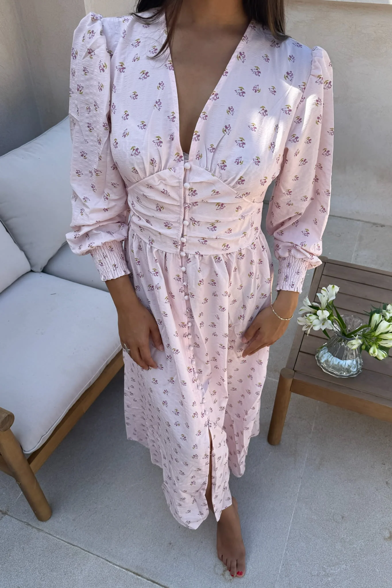AdelIC Long Dress - Pink - Image 5