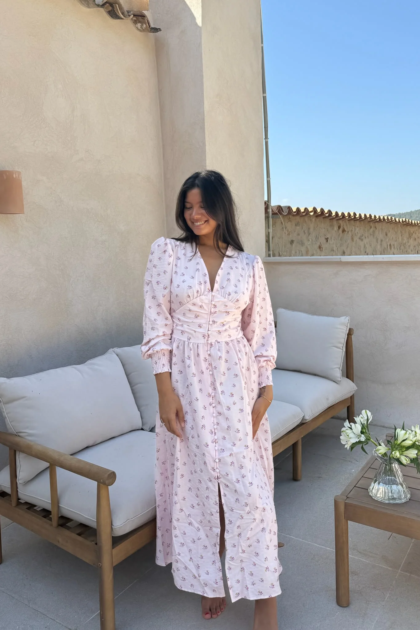 AdelIC Long Dress - Pink - Image 8