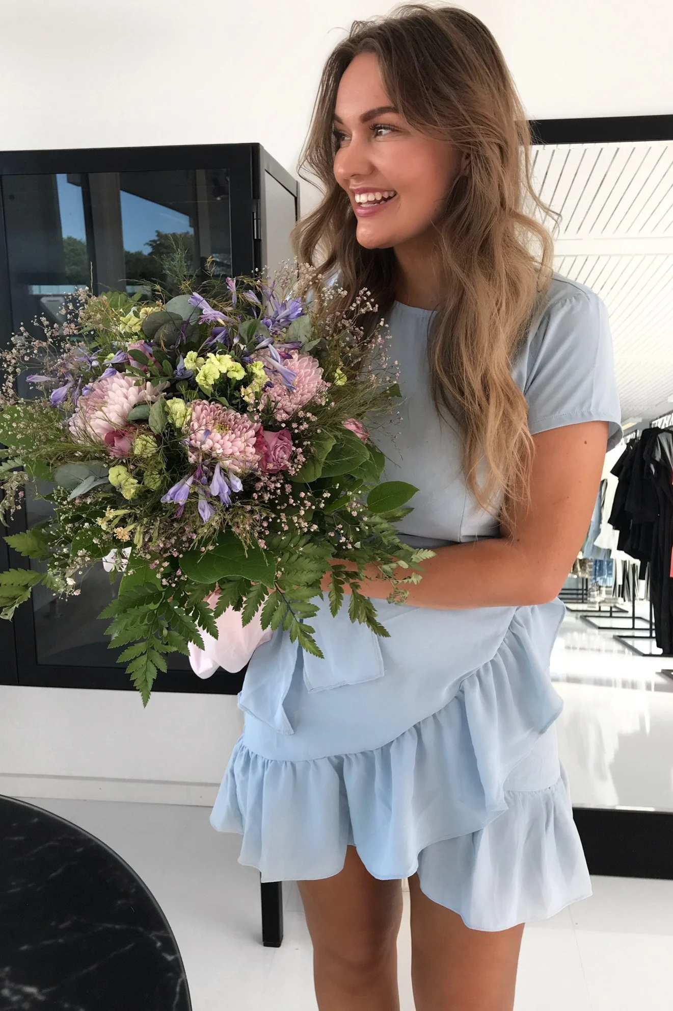 Agnes Kjole - Lys Blå - Image 3