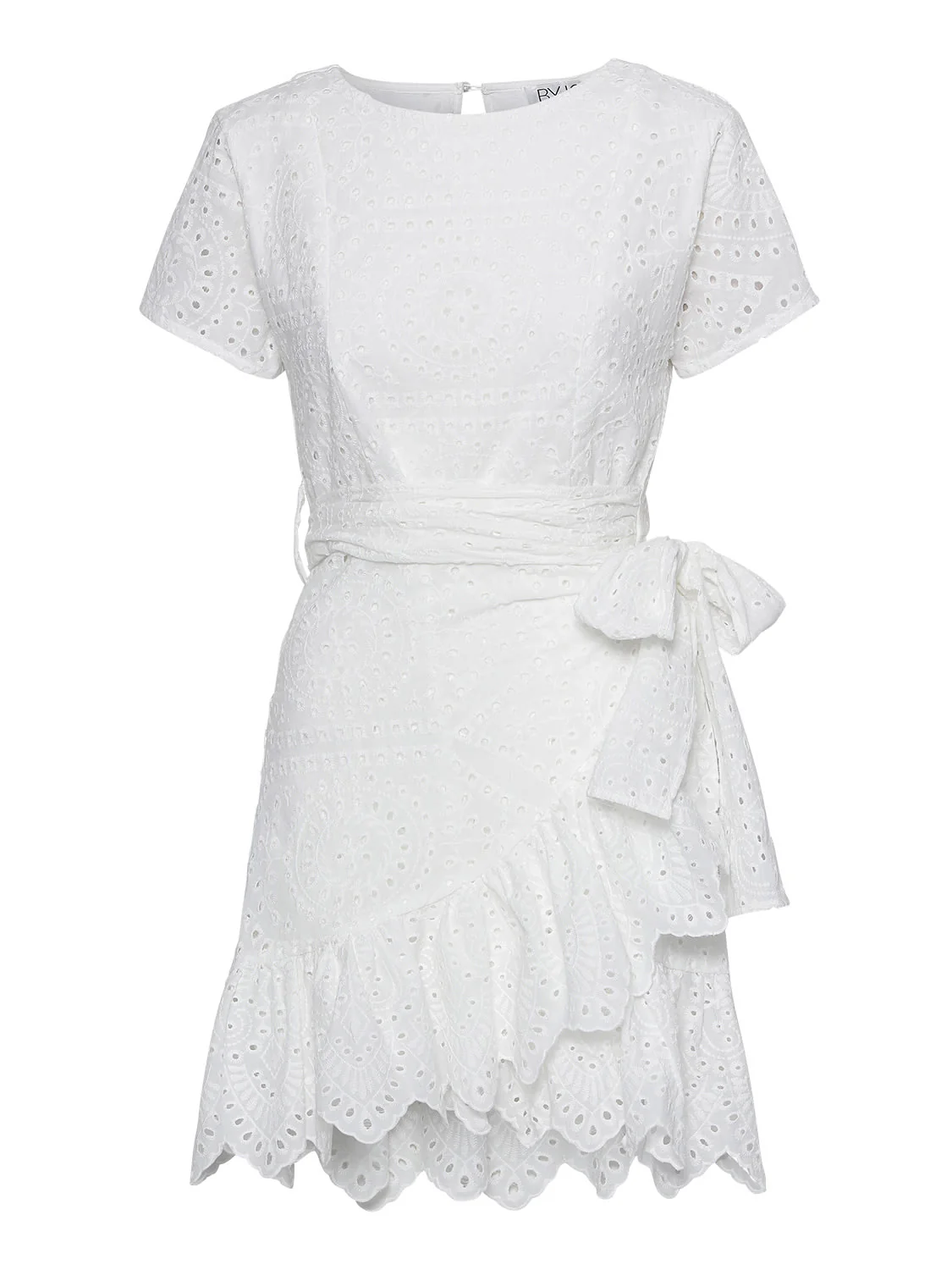 Agnes Kjole - Hvit Broderi - Image 5