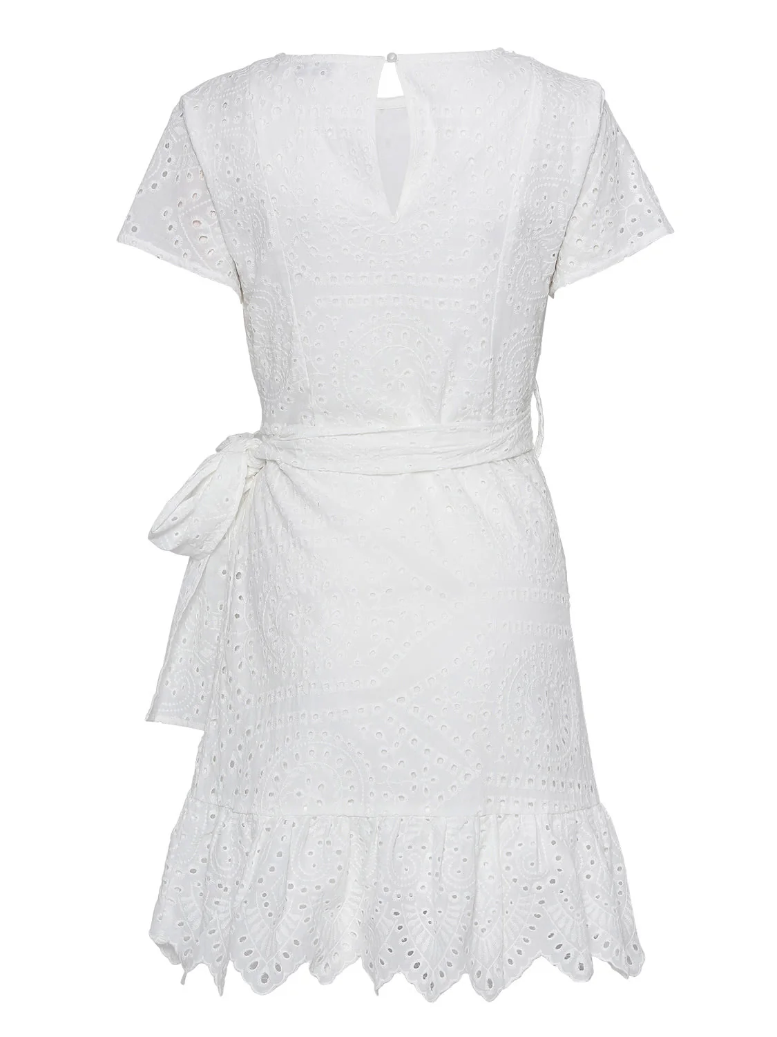 Agnes Kjole - Hvit Broderi - Image 6
