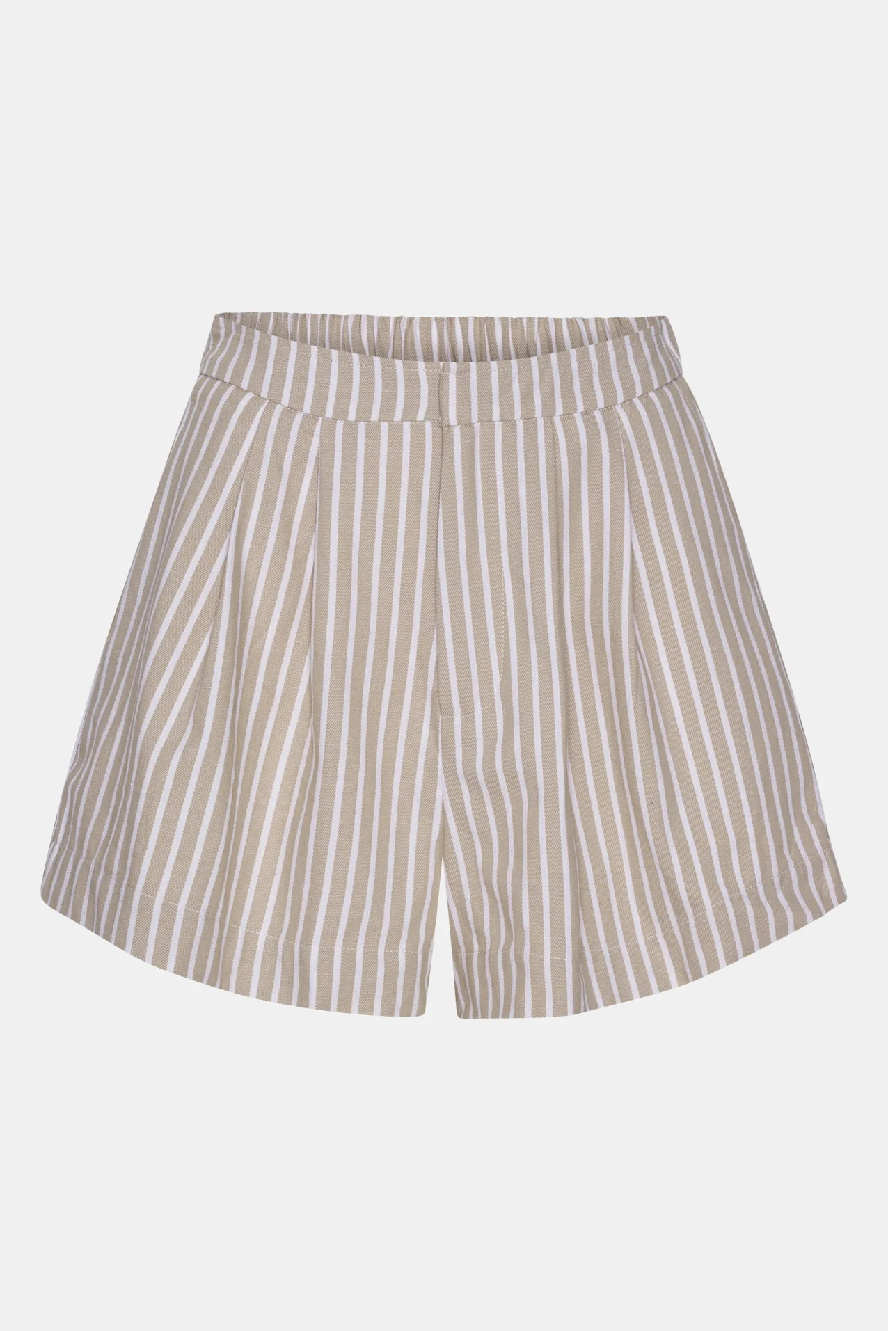 AlbaIC Shorts - Beige Stripe - Image 8