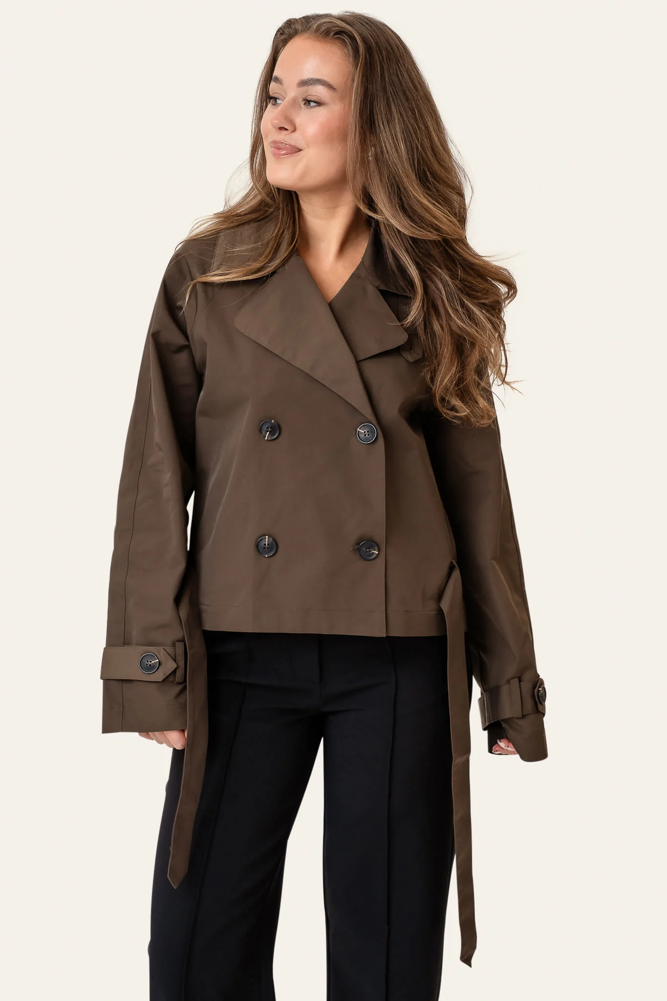 AlmaIC Trenchcoat - Dark Brown - Image 3