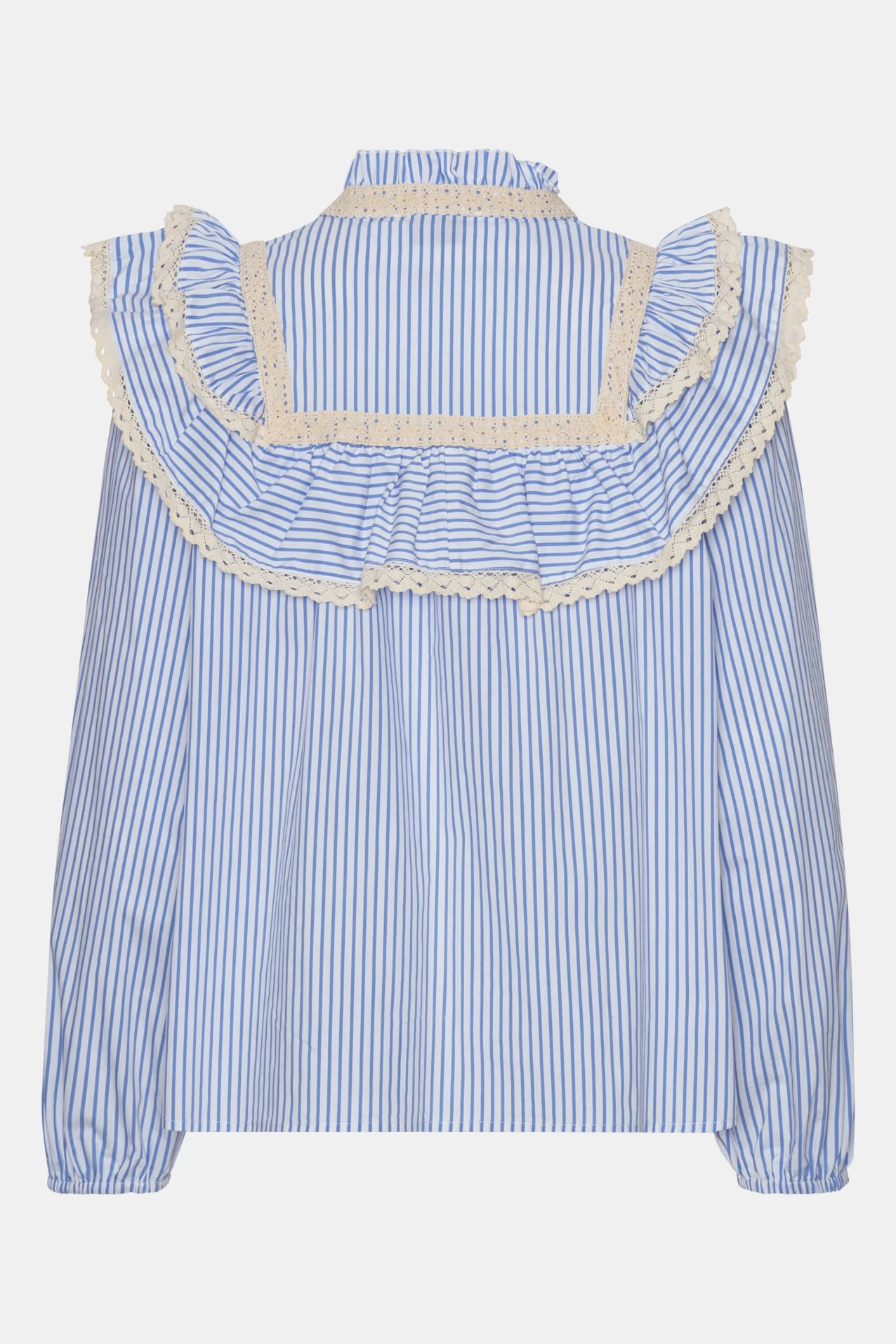 AmalieIC Shirt - White Blue Stripes - Image 6