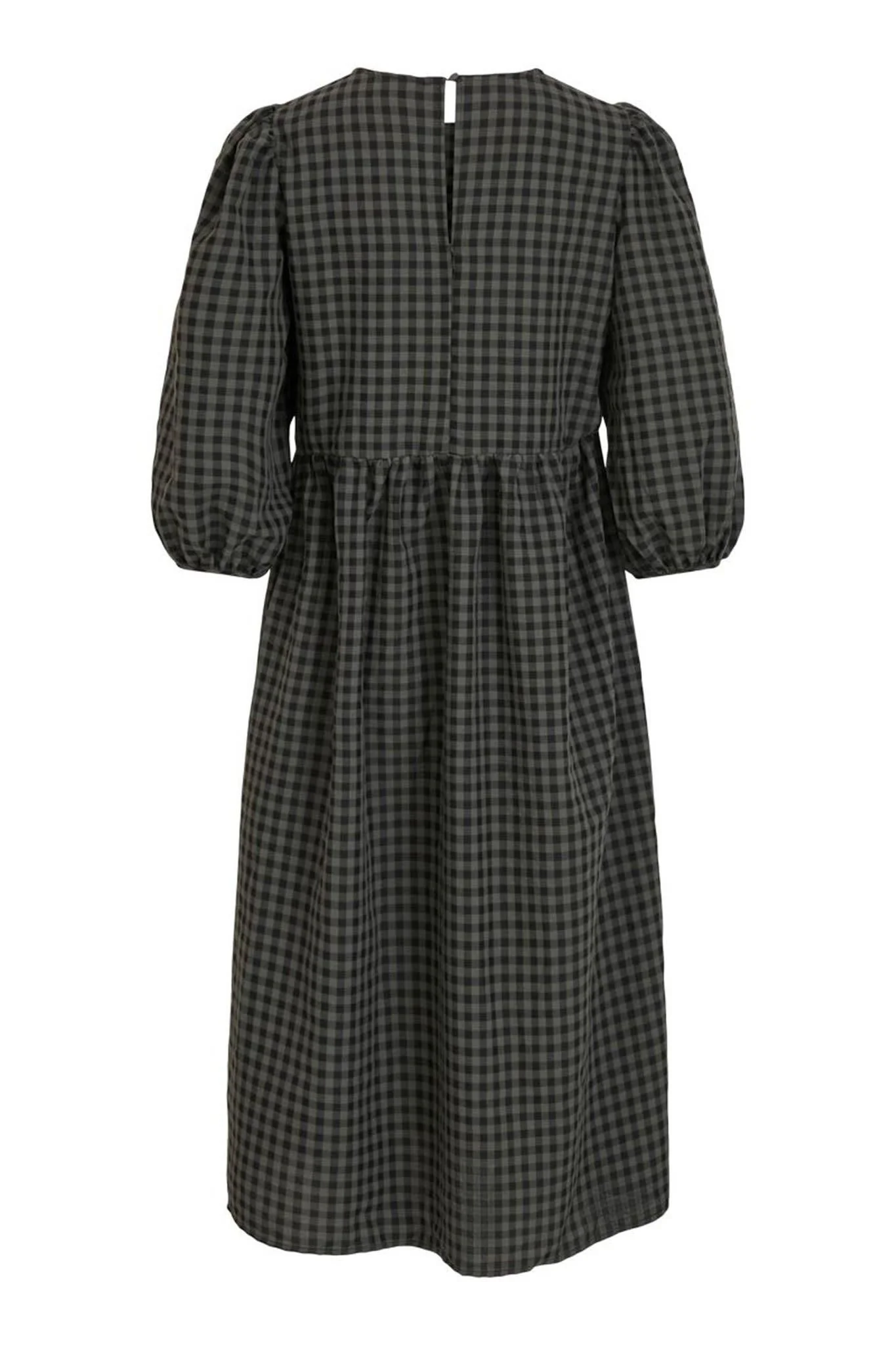 Aminni O-Neck 3/4 Midi Dress - Green - Image 7