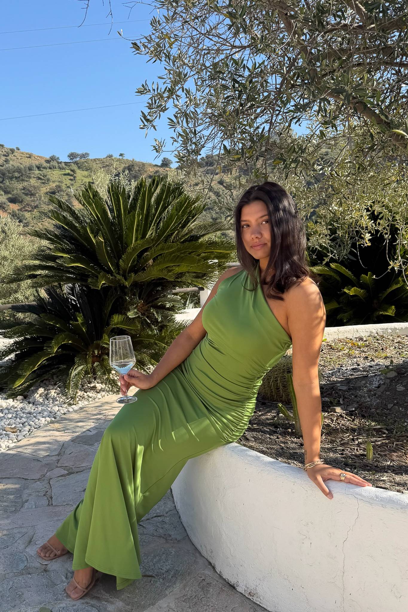 AndreaIC Maxi Dress - Green - Image 9