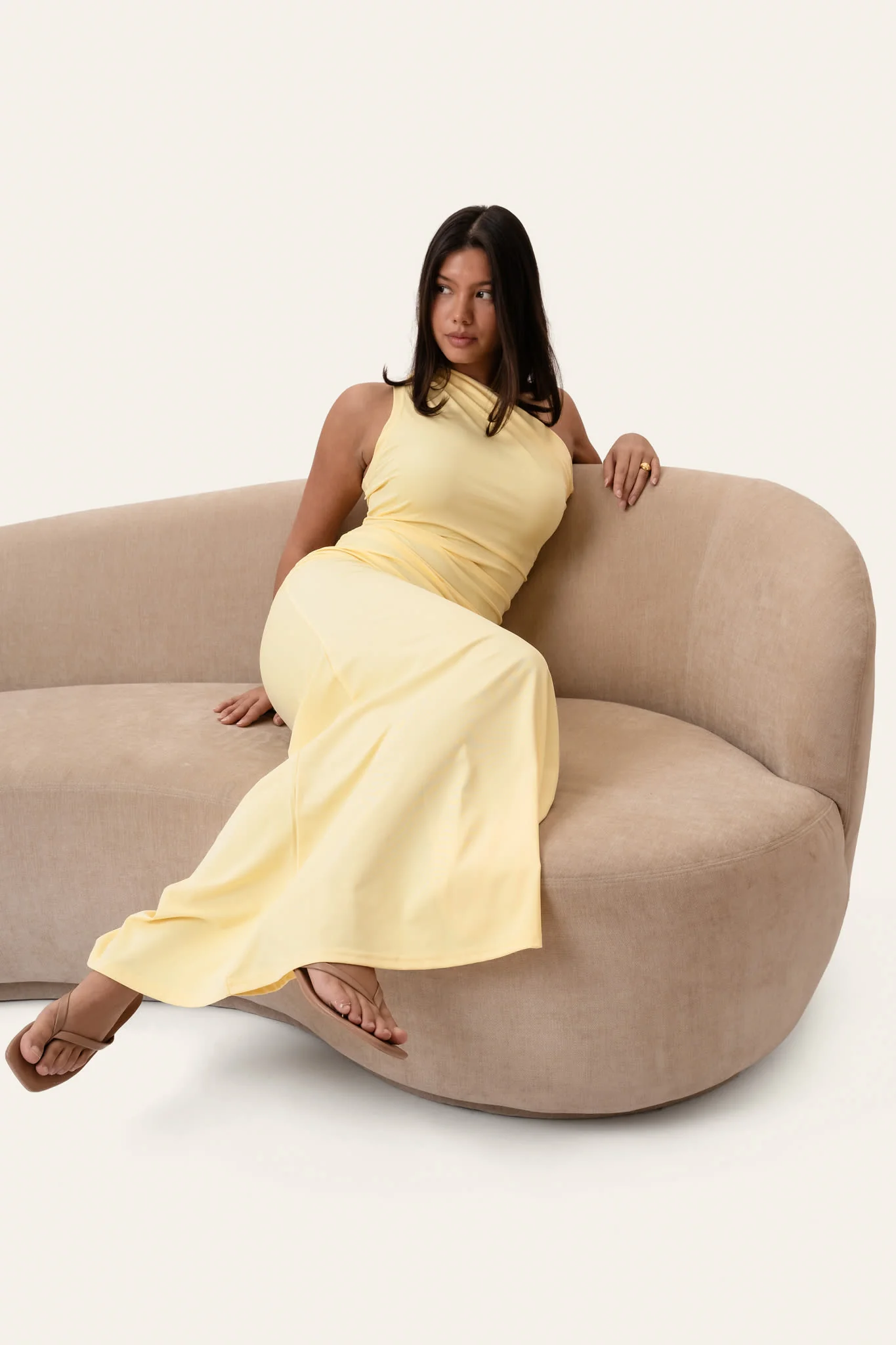 AndreaIC Maxi Dress - Yellow - Image 7