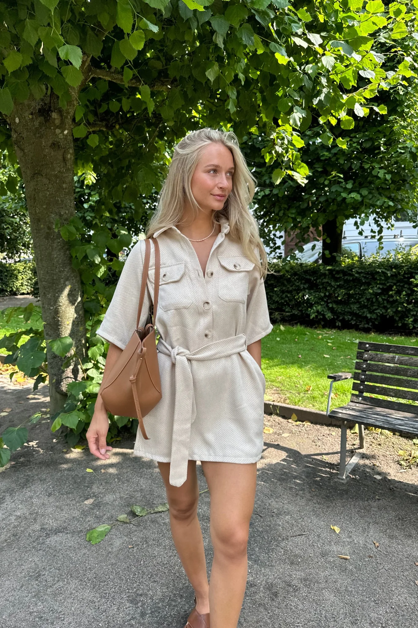 AnnaIC Dress - Sand