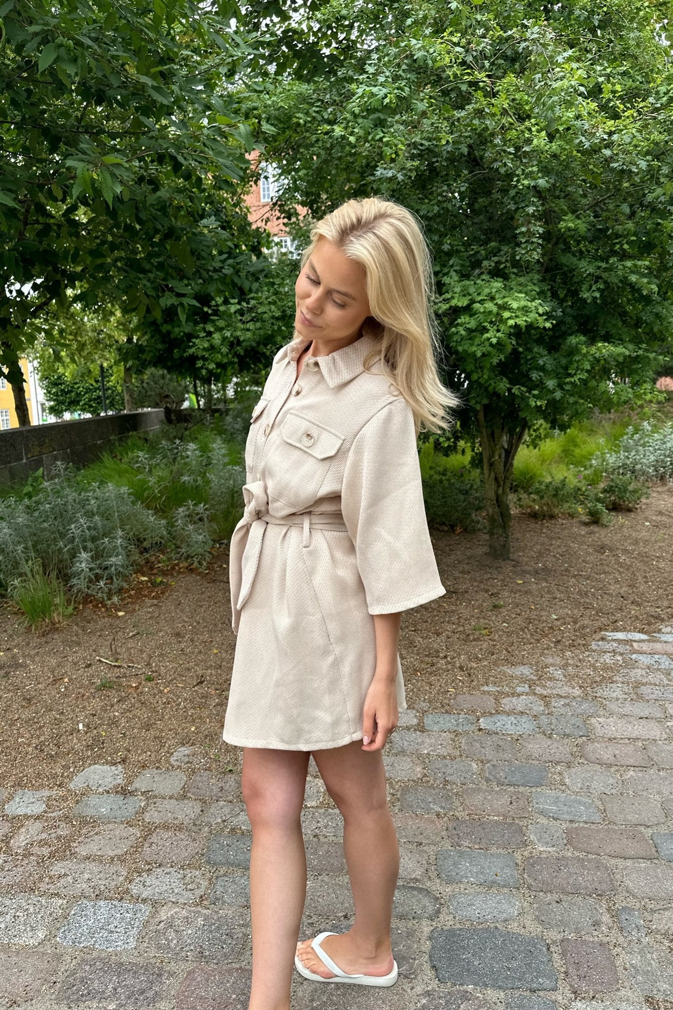 AnnaIC Dress - Sand - Image 11