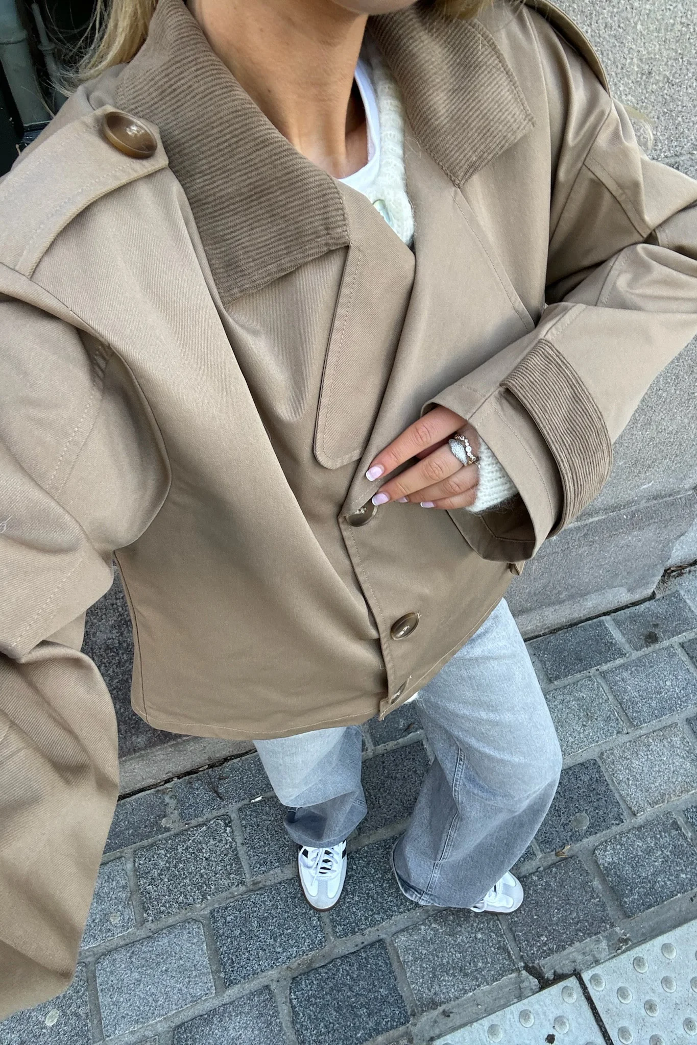 AstaIC Short Trenchcoat - Brown - Image 6