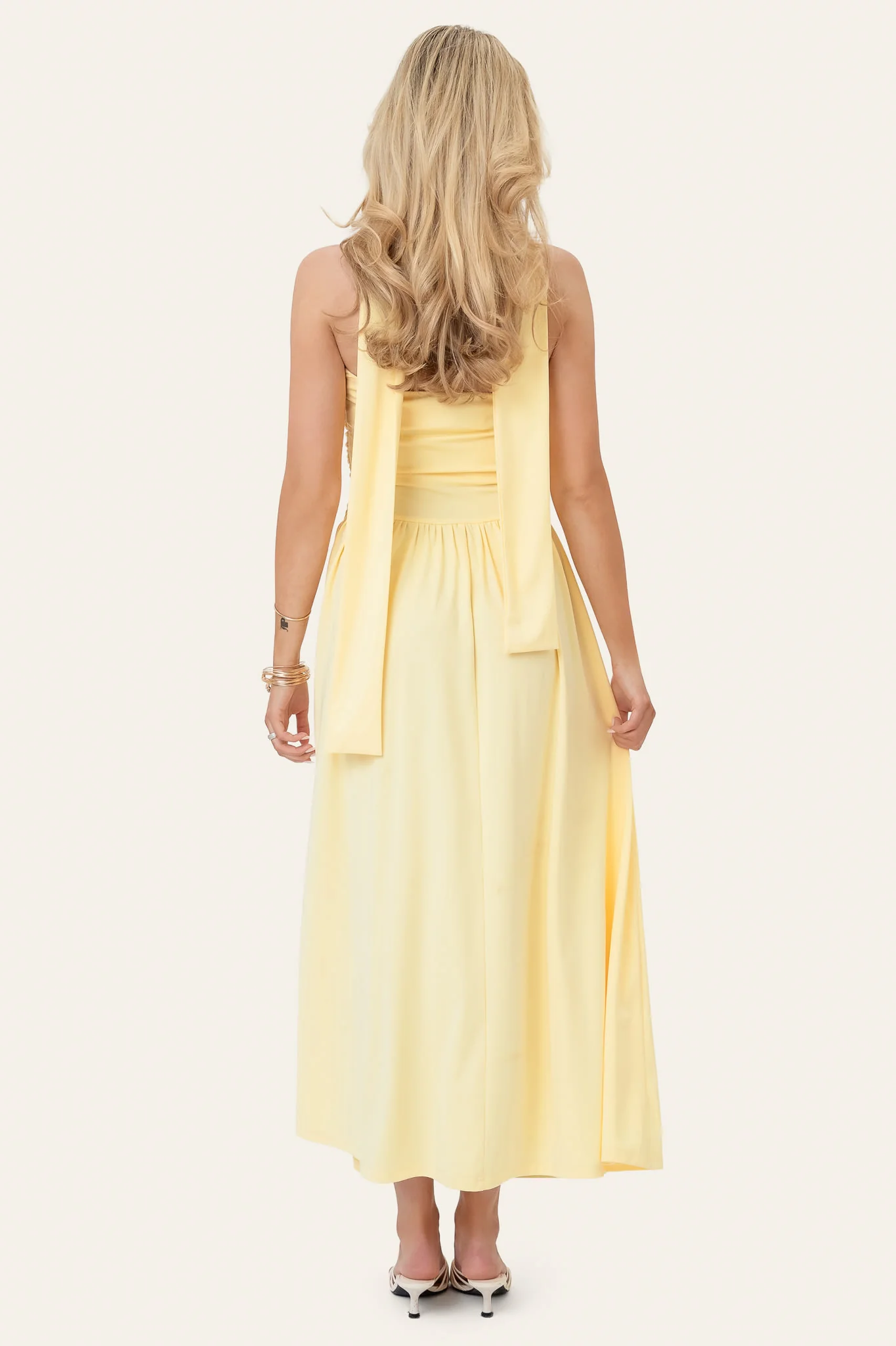 AstridIC Long Dress - Yellow - Image 3