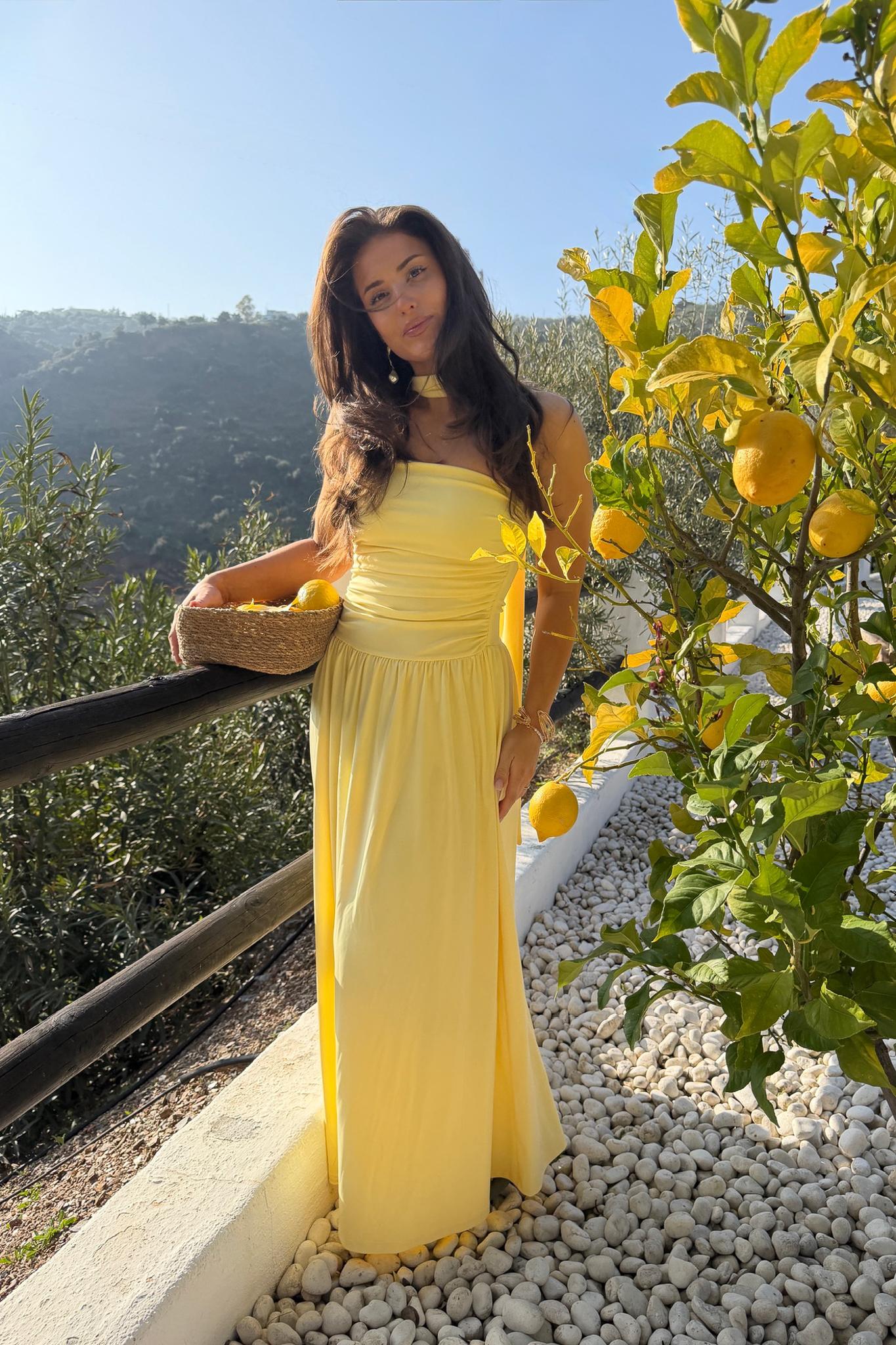 AstridIC Long Dress - Yellow - Image 6