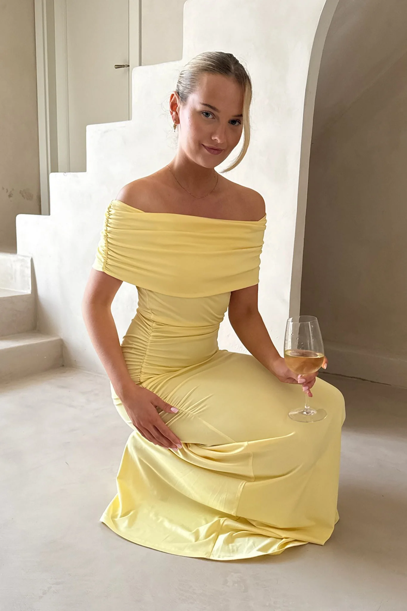 AthenaIC Maxi Dress - Yellow - Image 4