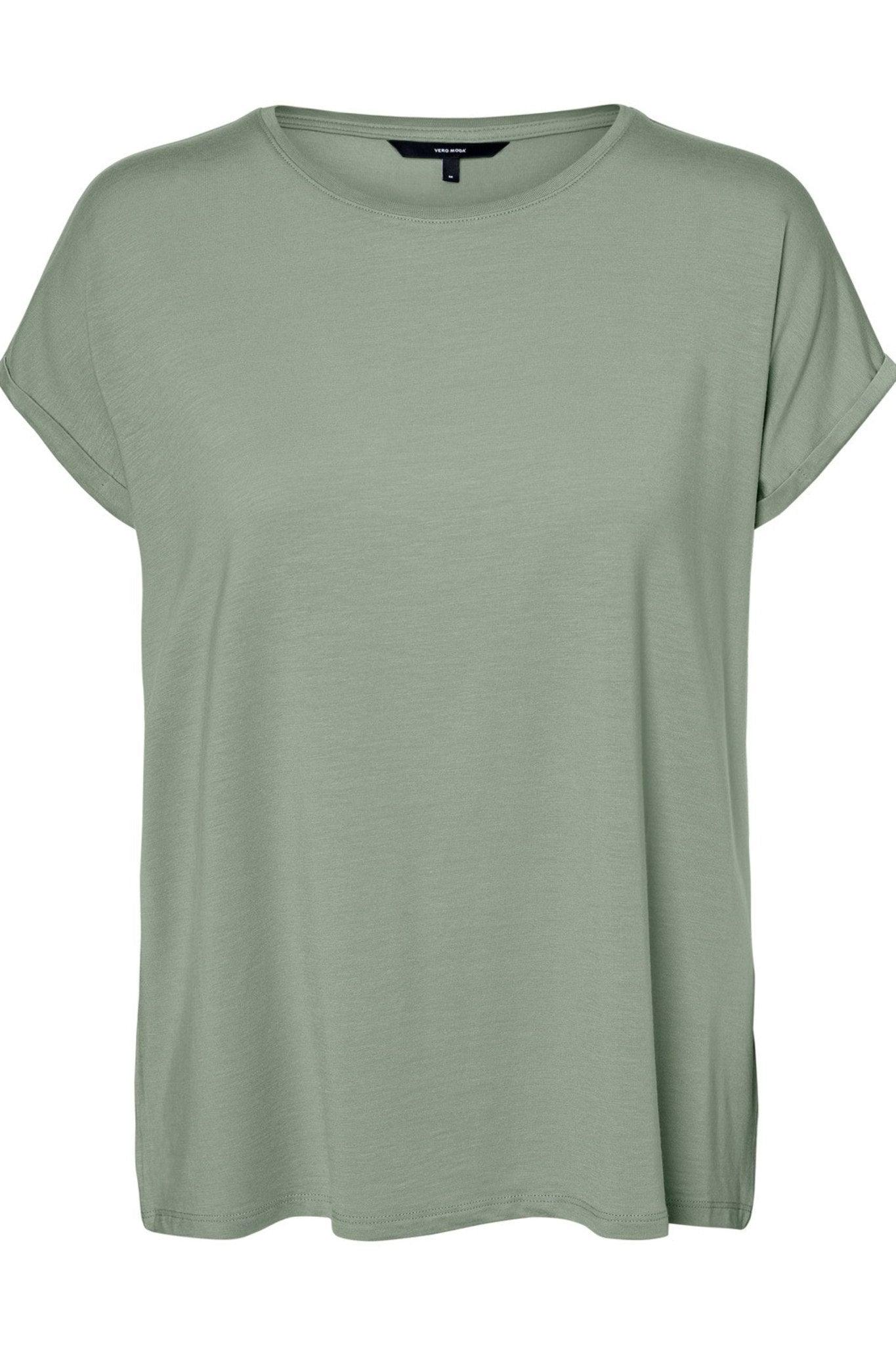 Ava Plain SS Top (PREORDER - week 46/47) - Green - Image 4