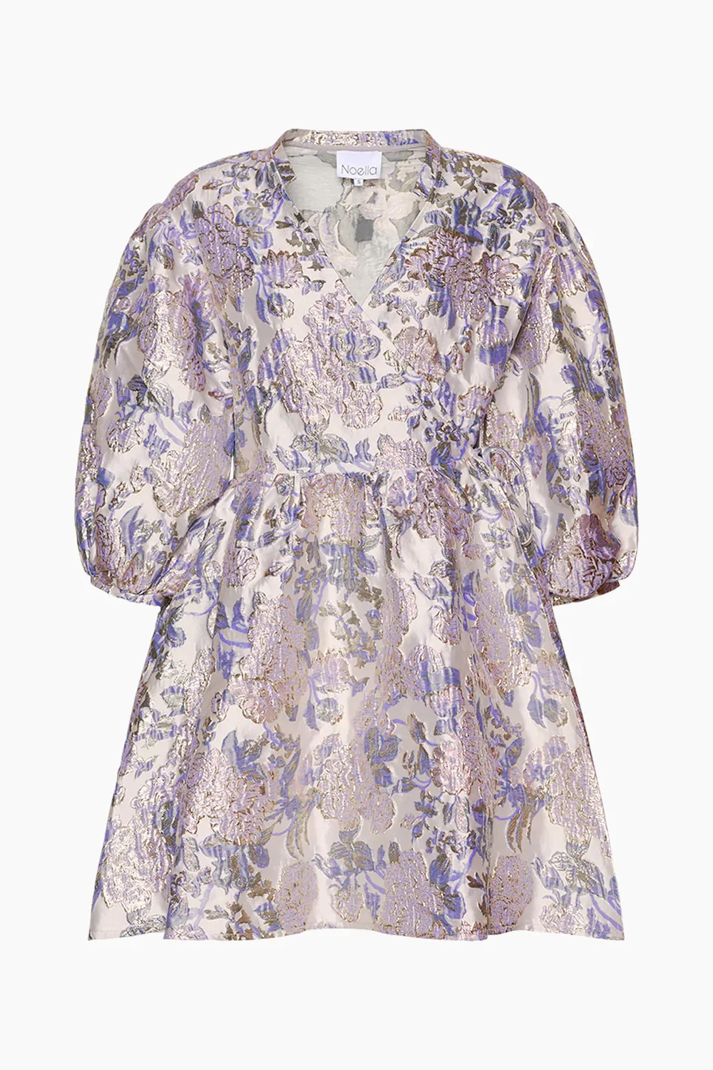 Noella Aya Wrap Dress - Lilac Mix - Image 4