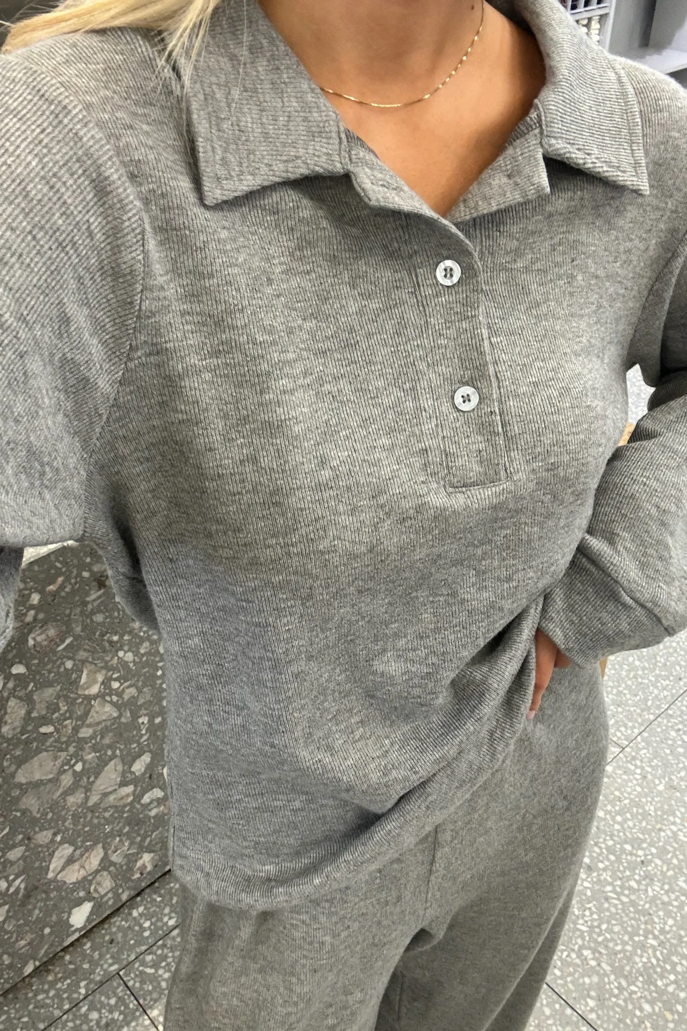 CarlyIC Polo - Soft Grey - Image 11