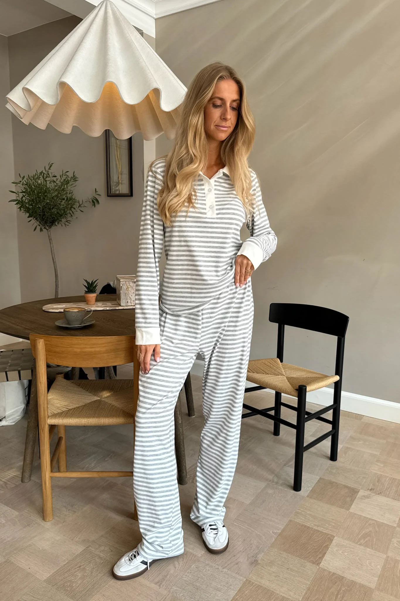CarlyIC Polo - Grey Stripes - Image 6