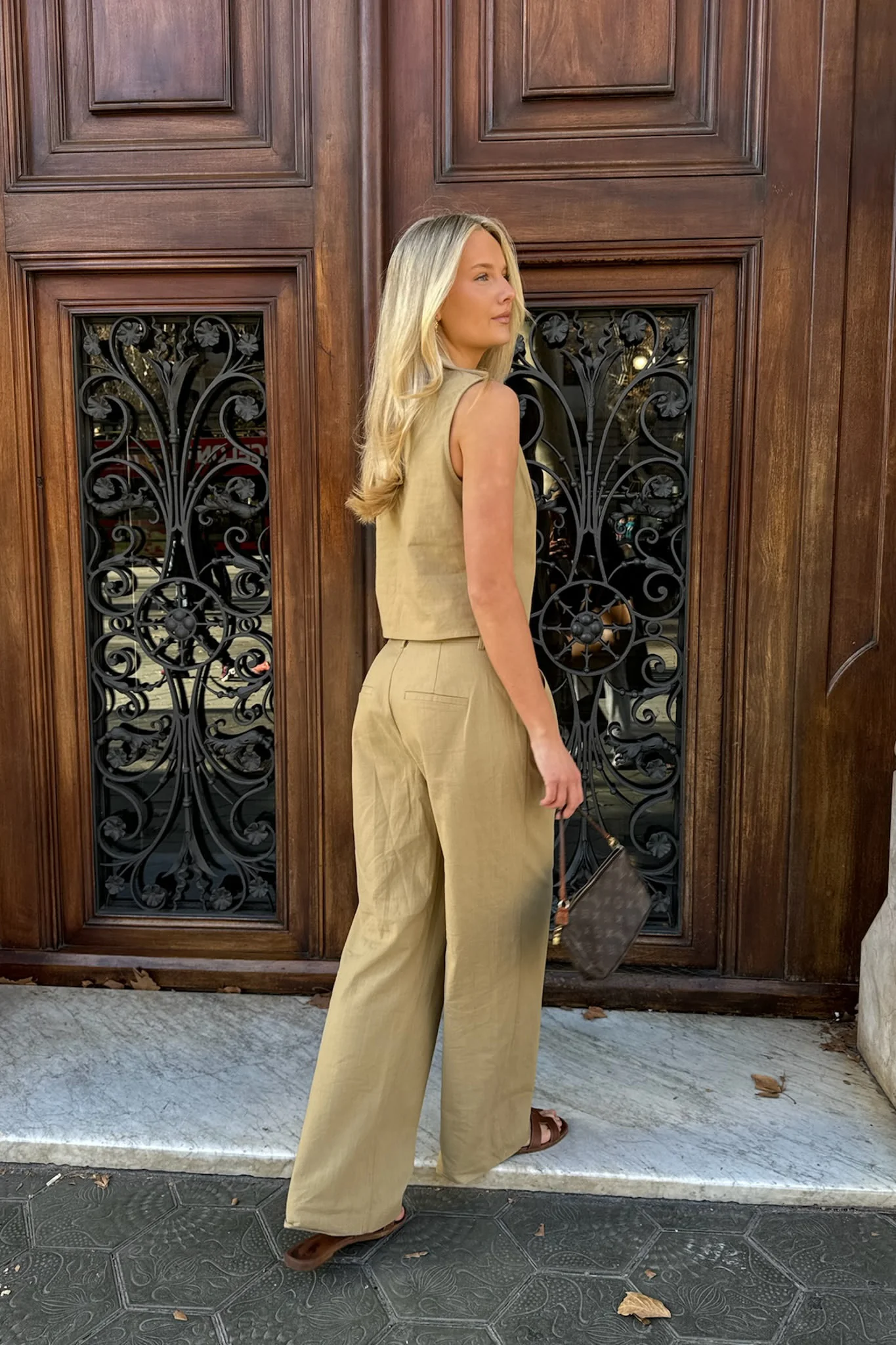 CelinaIC Pants - Light Khaki