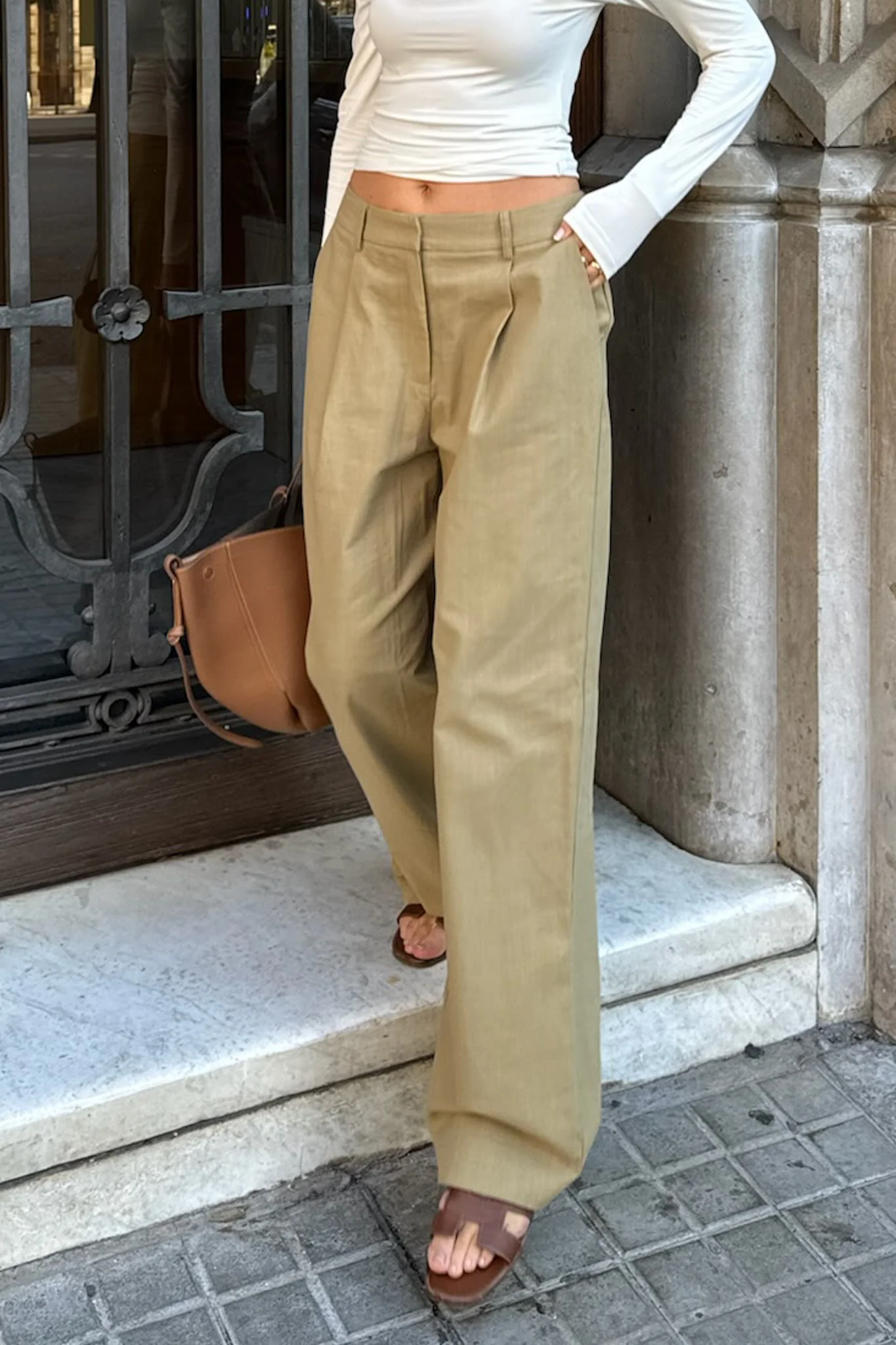 CelinaIC Pants - Light Khaki - Image 7