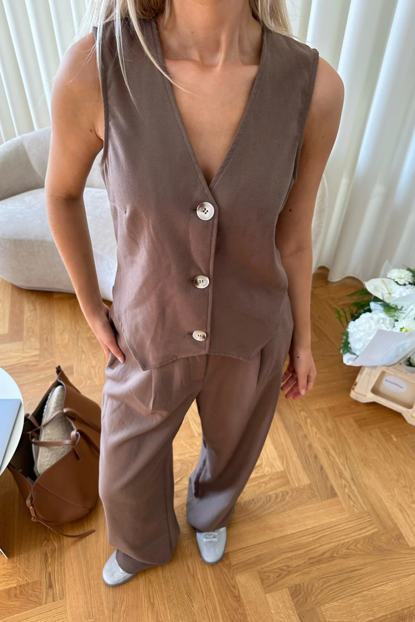 CelinaIC Vest - Brown - Image 5