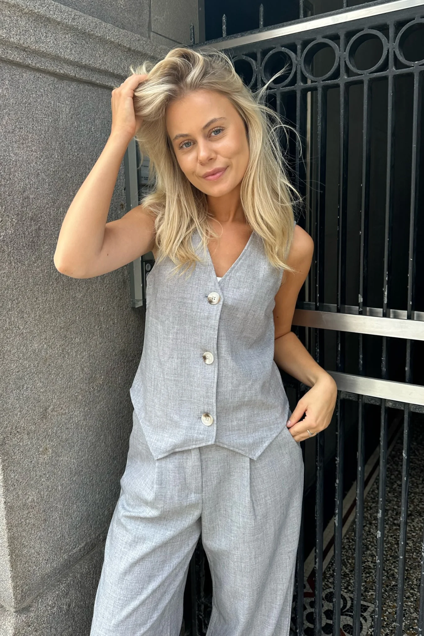 CelinaIC Vest - Grey - Image 4