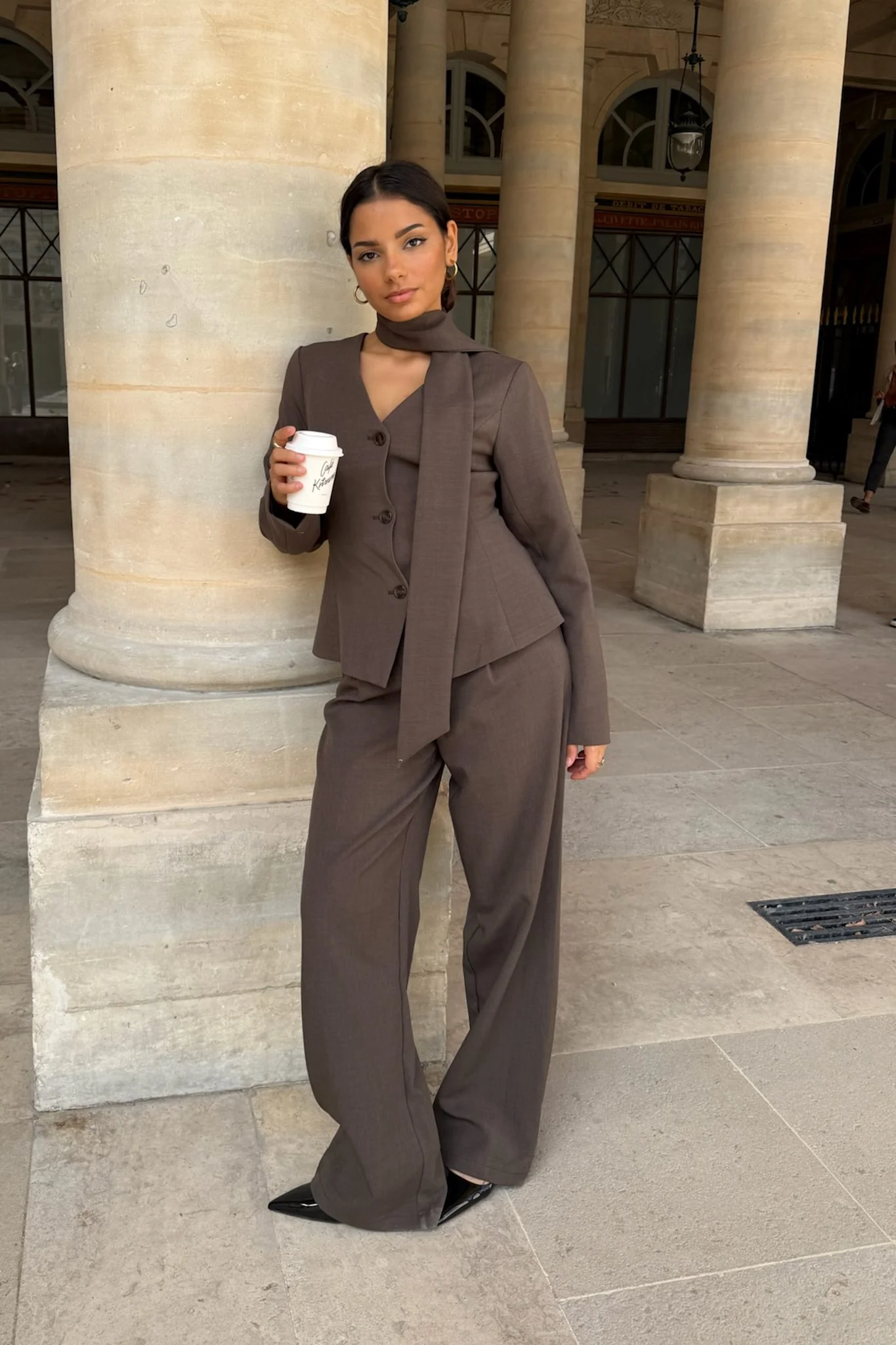 CelinaIC Pants - Dark Brown - Image 9