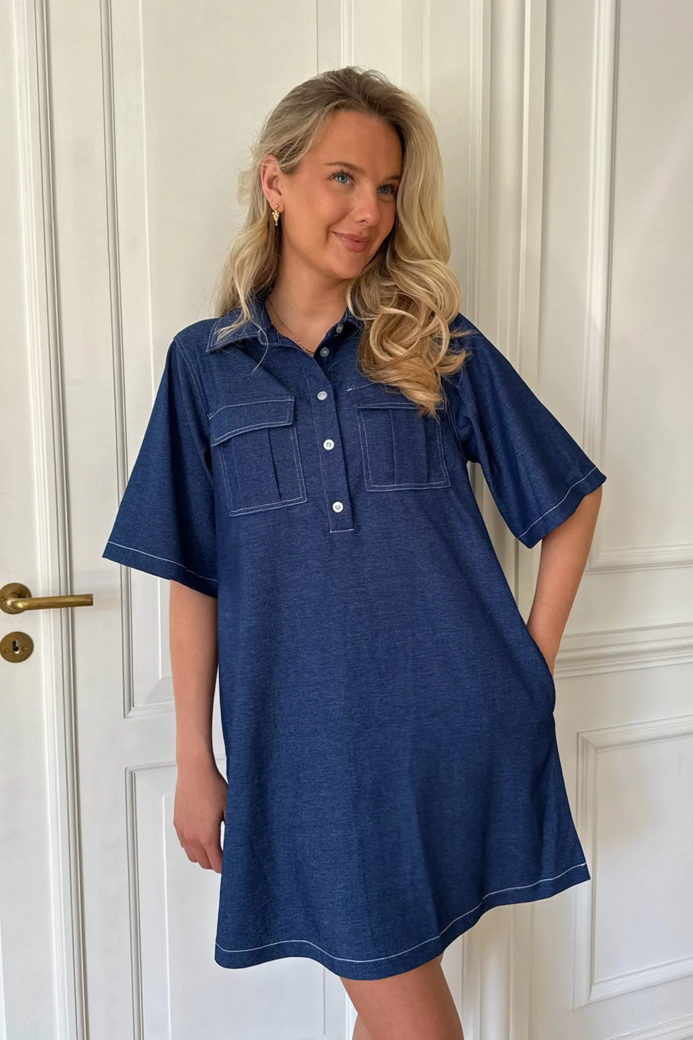 CelinaIC Dress - Denim Blue - Image 5