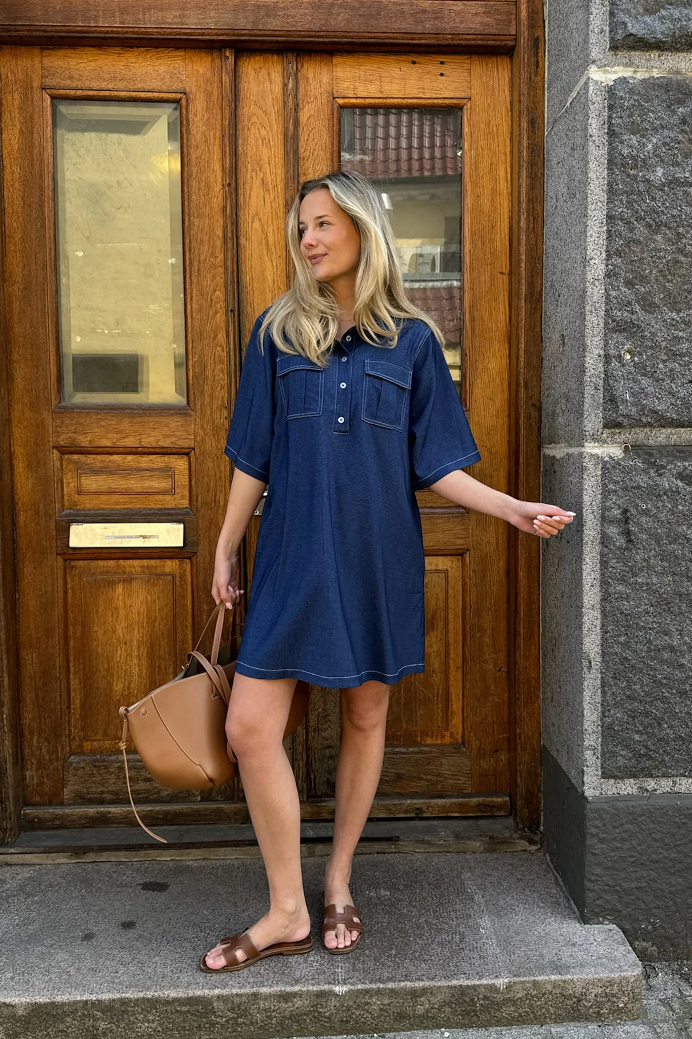CelinaIC Dress - Denim Blue - Image 7