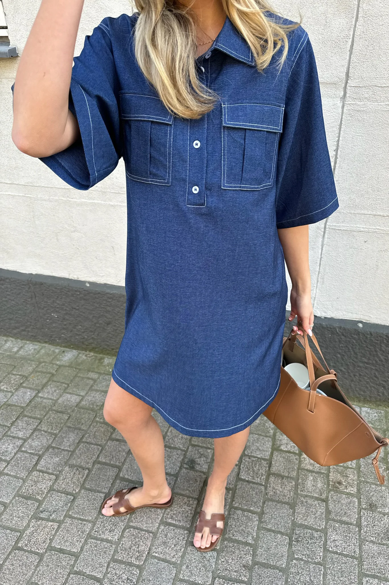 CelinaIC Dress - Denim Blue - Image 9