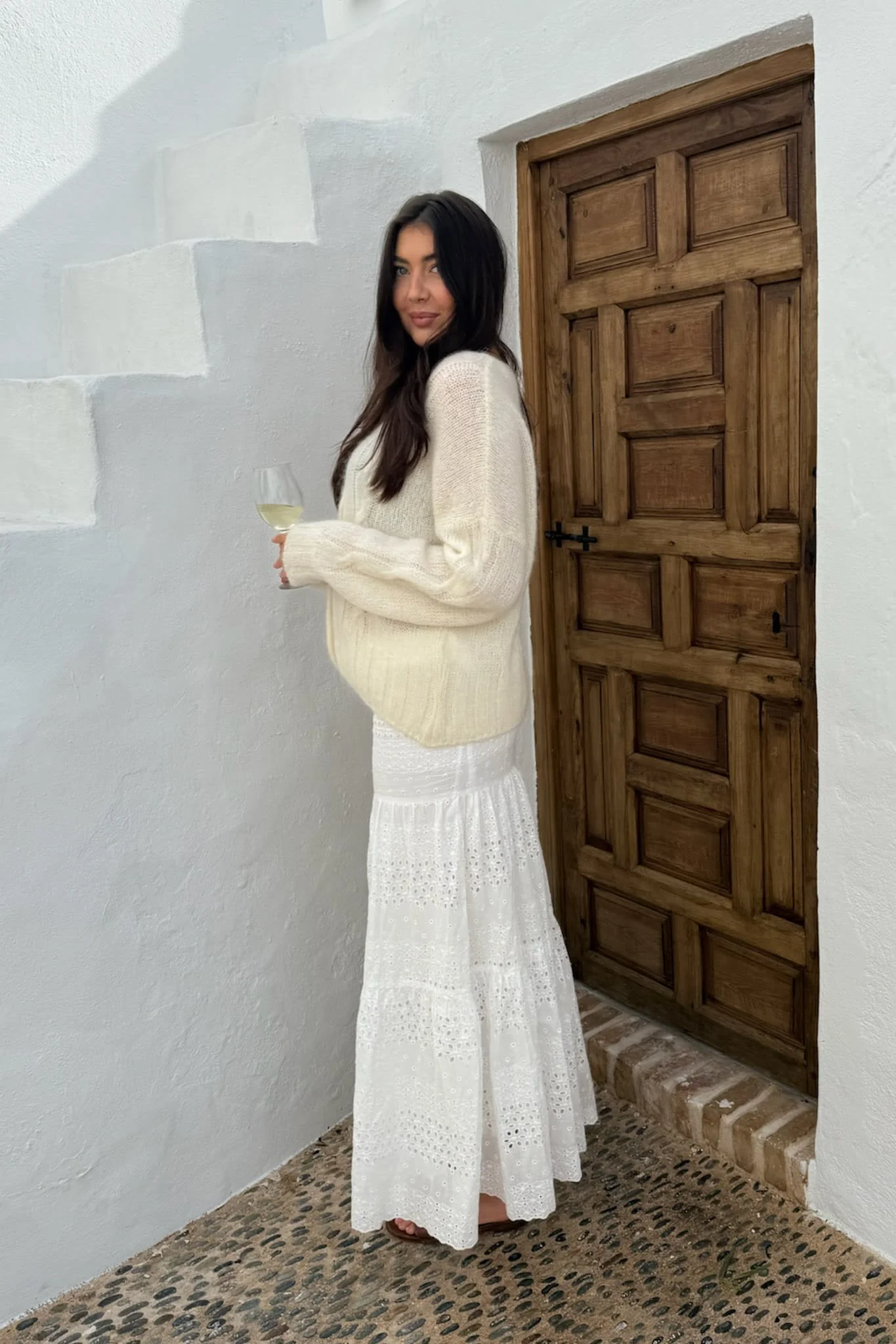 DitteIC Cardigan - White - Image 5