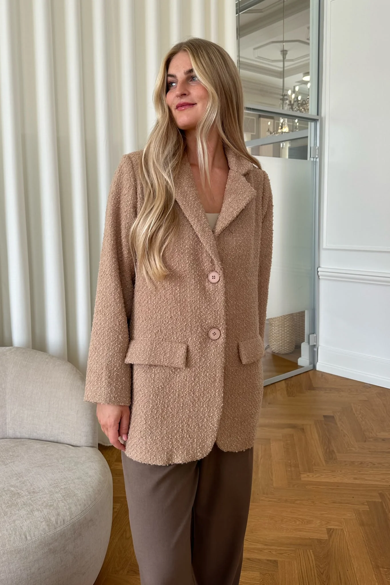 ElisaIC Blazer - Light Brown - Image 8