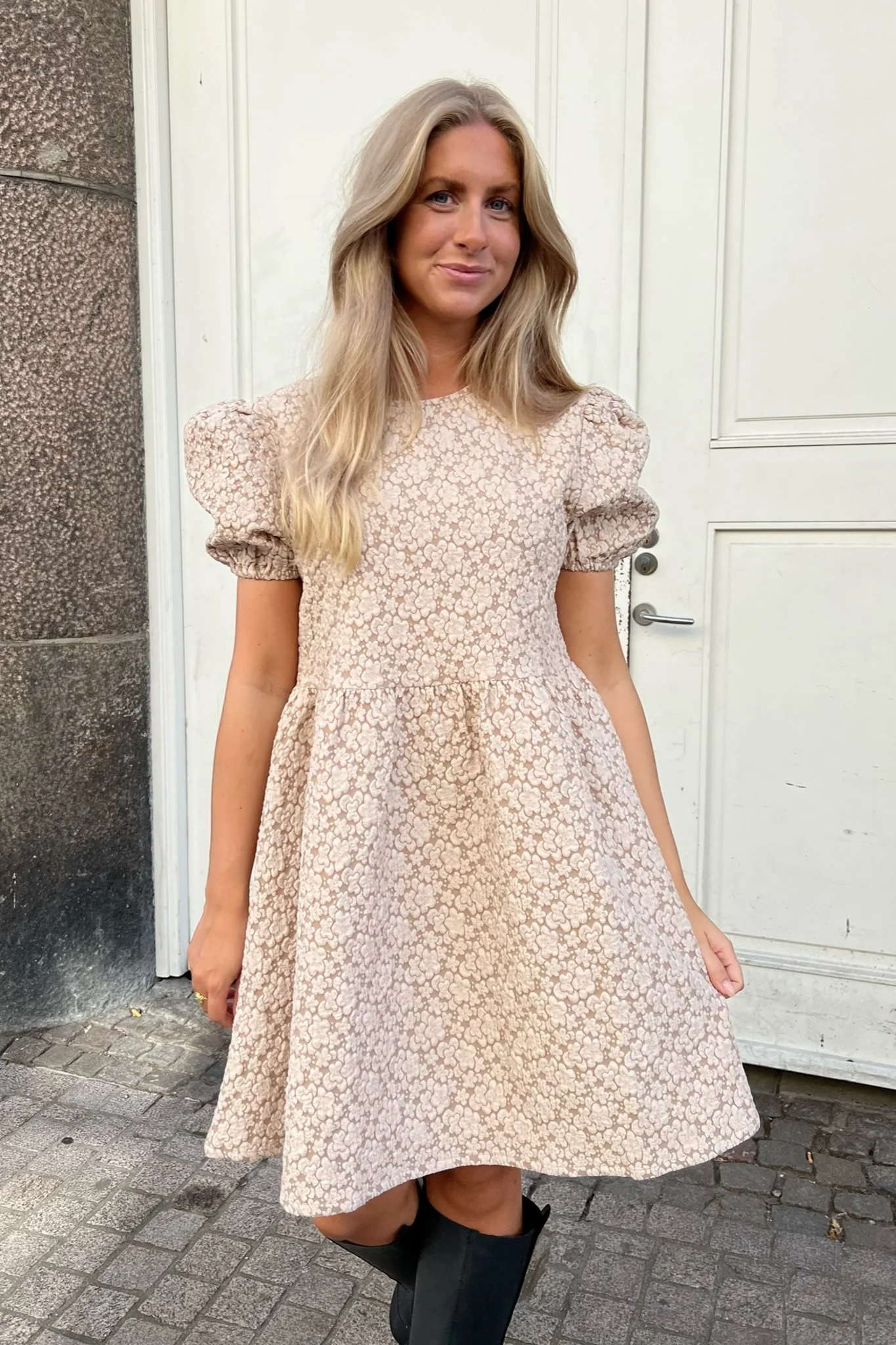 EliseIC Dress - Misty Beige