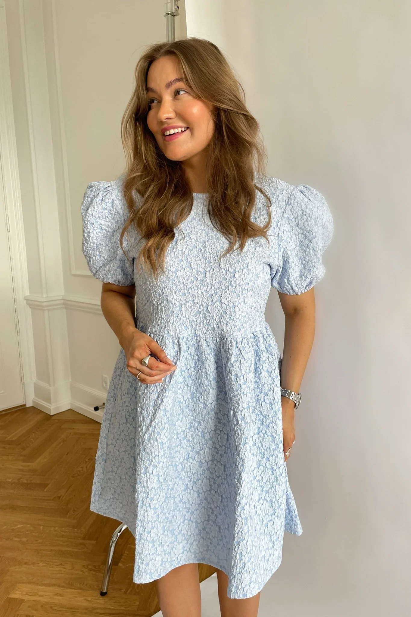 EliseIC Dress - Misty Blue - Image 3
