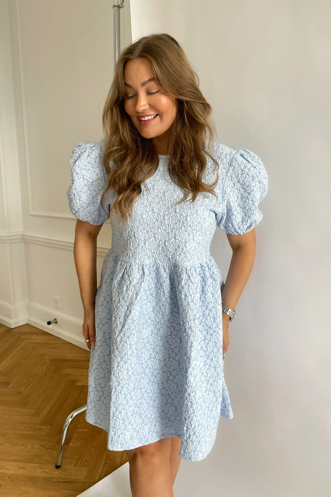 EliseIC Dress - Misty Blue - Image 4