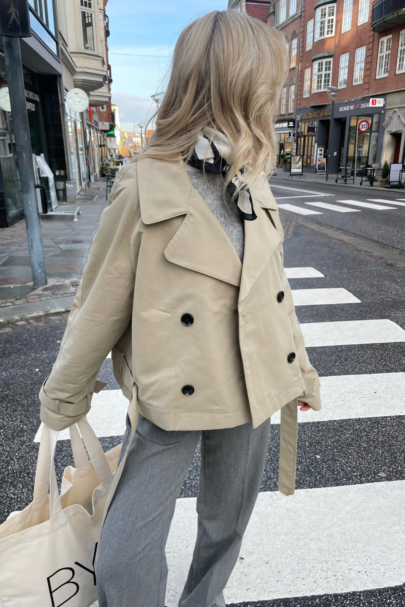 JXEmily Short Trenchcoat - Twill
