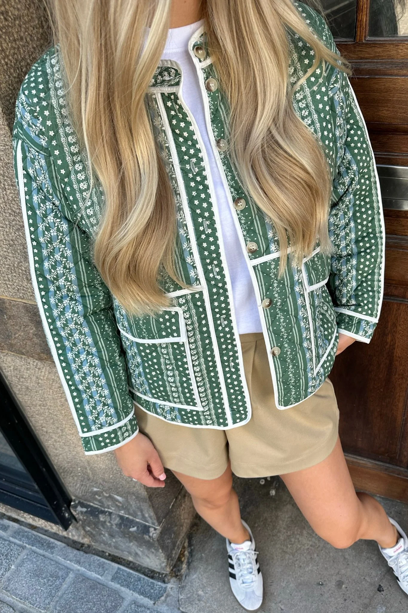 EmmyIC Quilted Jacket - Green - Image 4