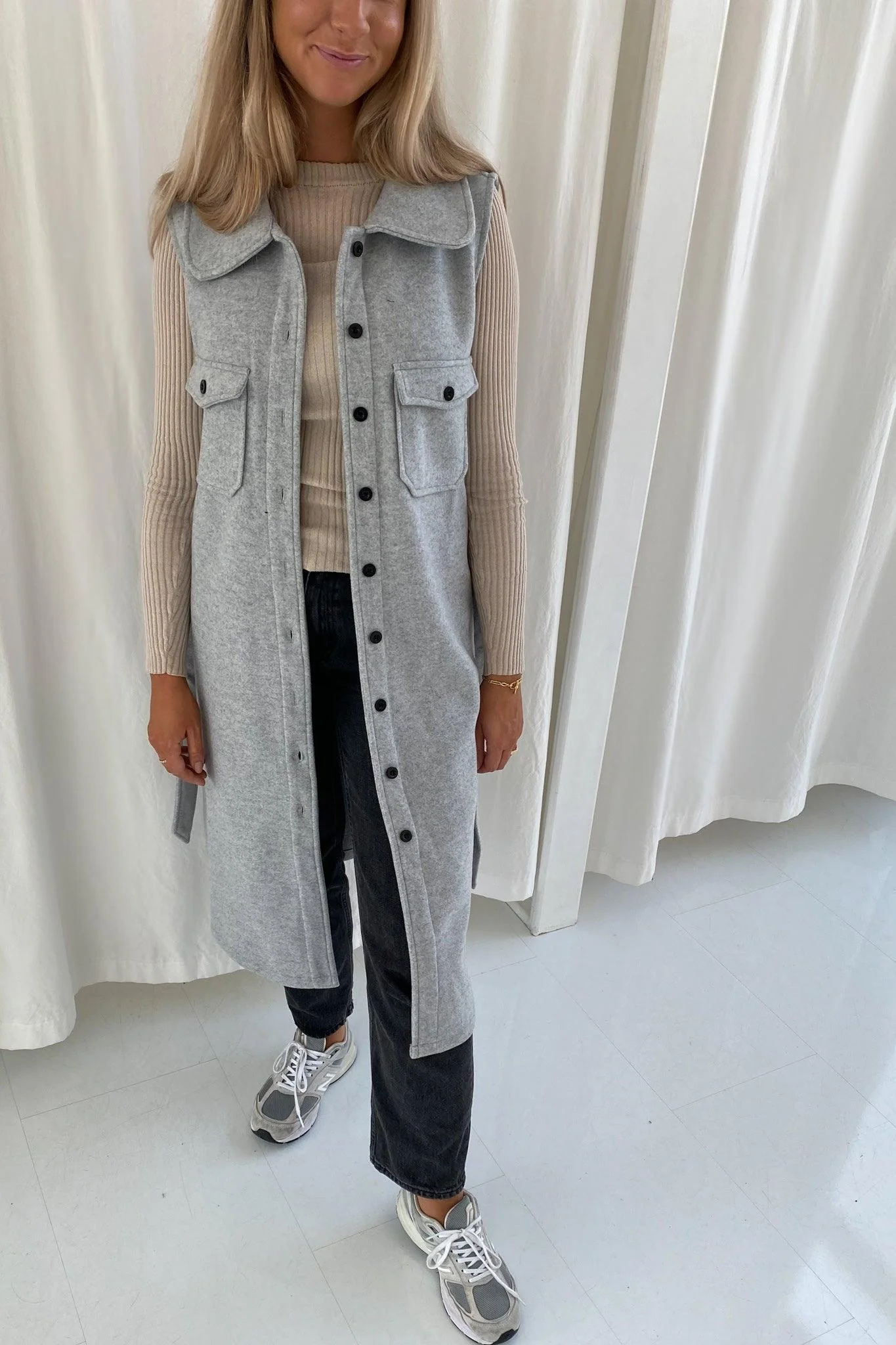 Emmy Vest - Lys Grå - Image 4
