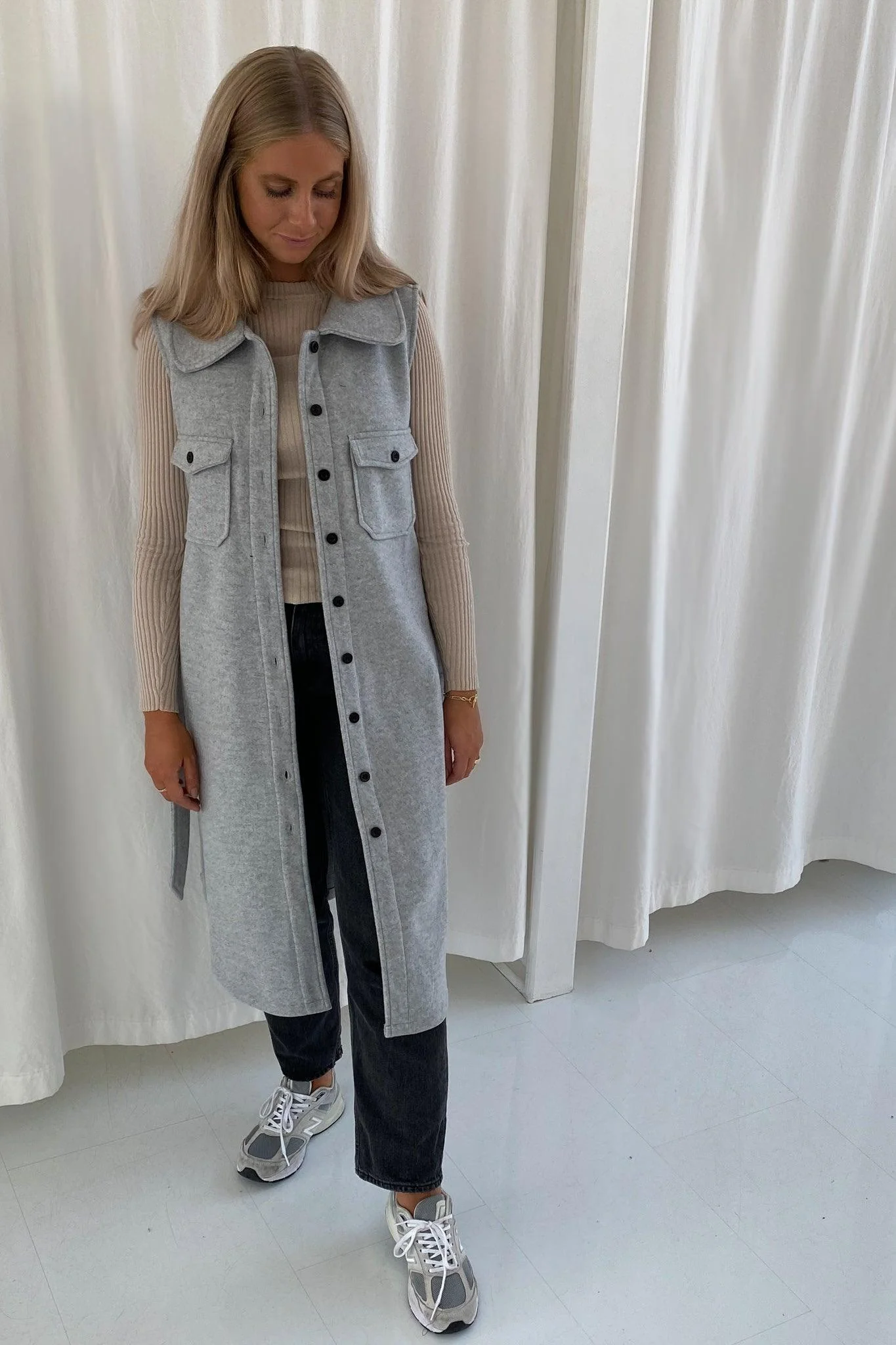Emmy Vest - Lys Grå - Image 5