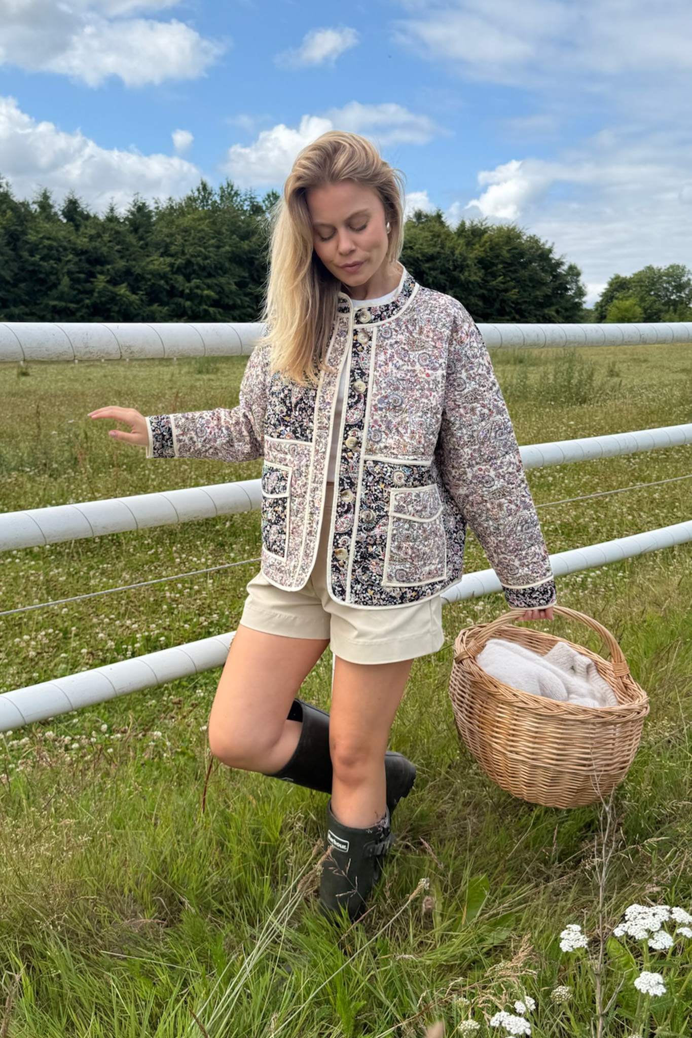 EmmyIC Quilted Jacket - Multi Paisley - Image 6