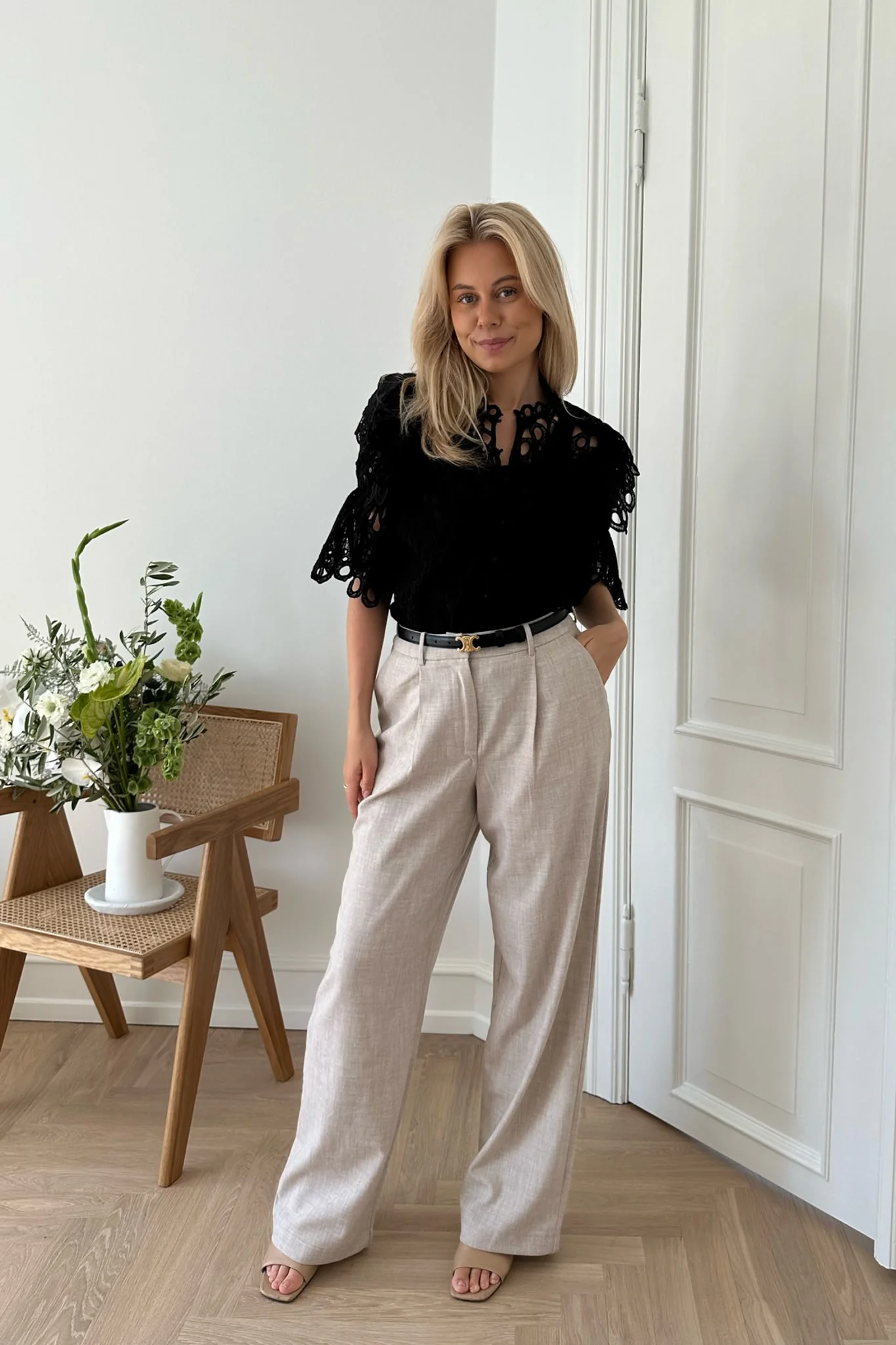 EstherIC Shirt - Black Embroidery - Image 2