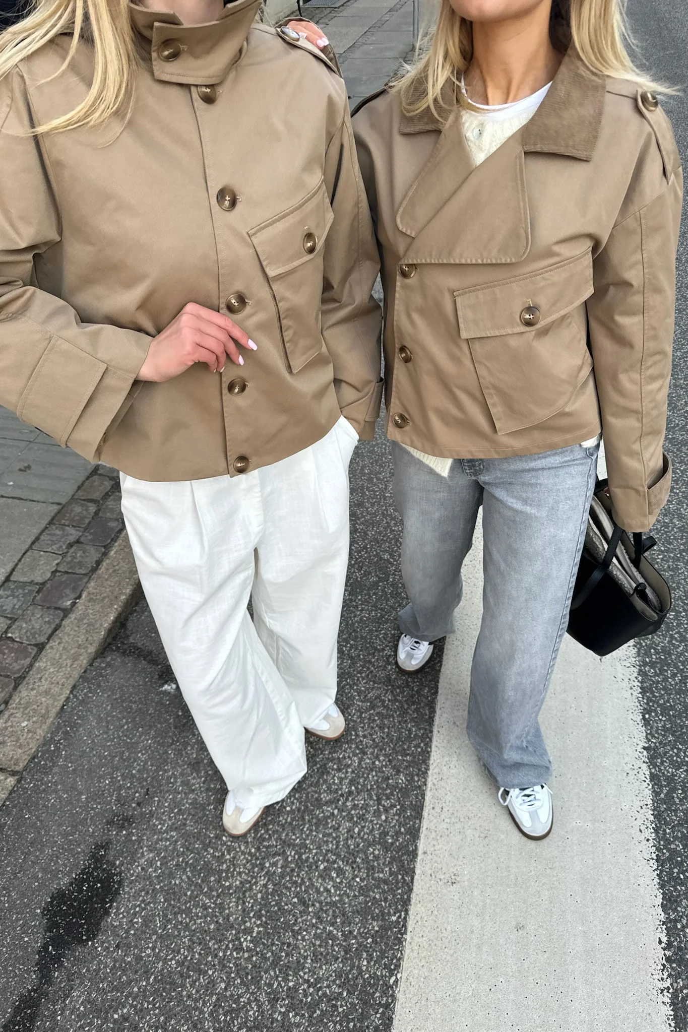 FrejaIC Short Trenchcoat - Brown - Image 10