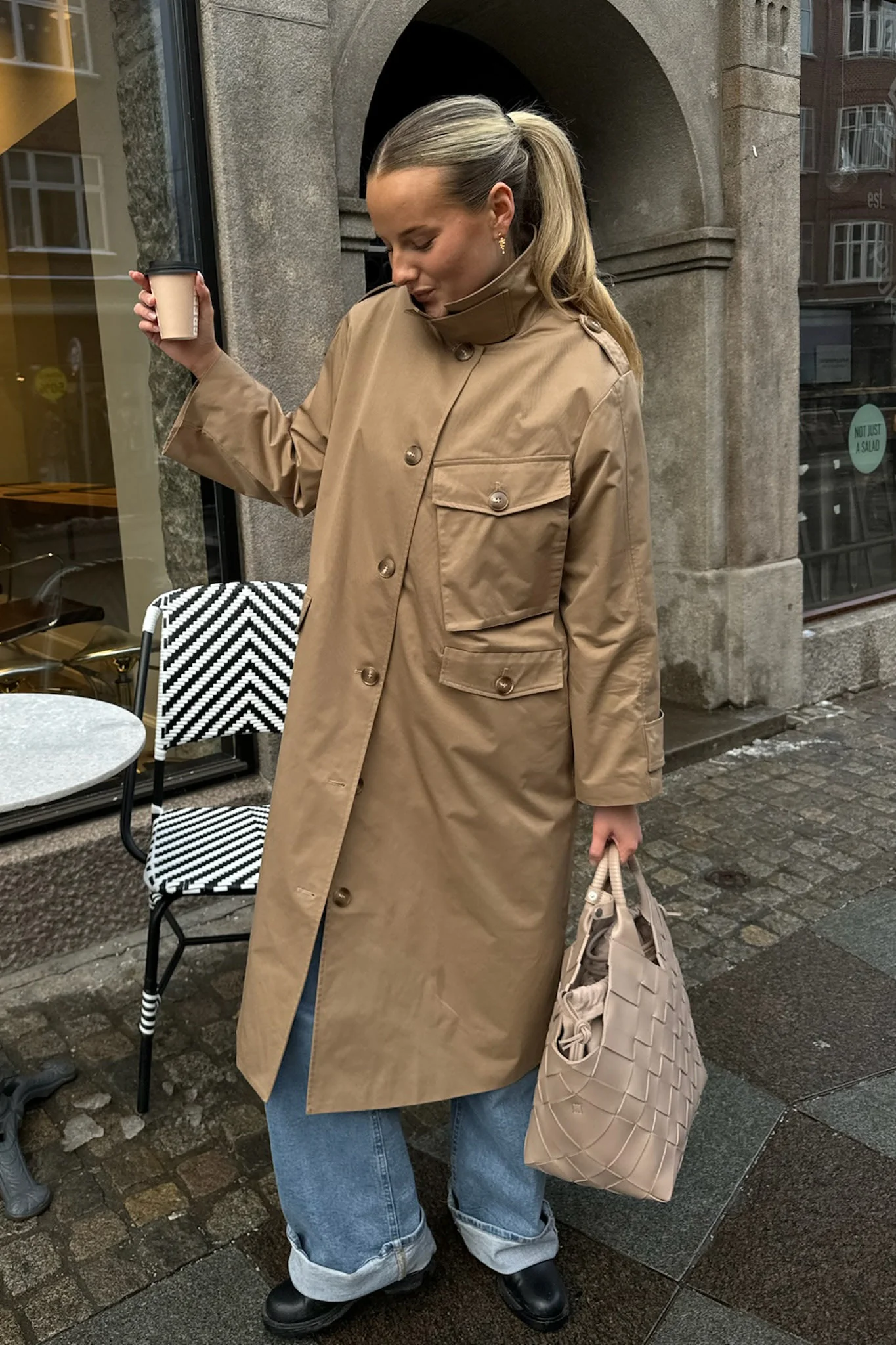 FrejaIC Trenchcoat  - Brown - Image 10