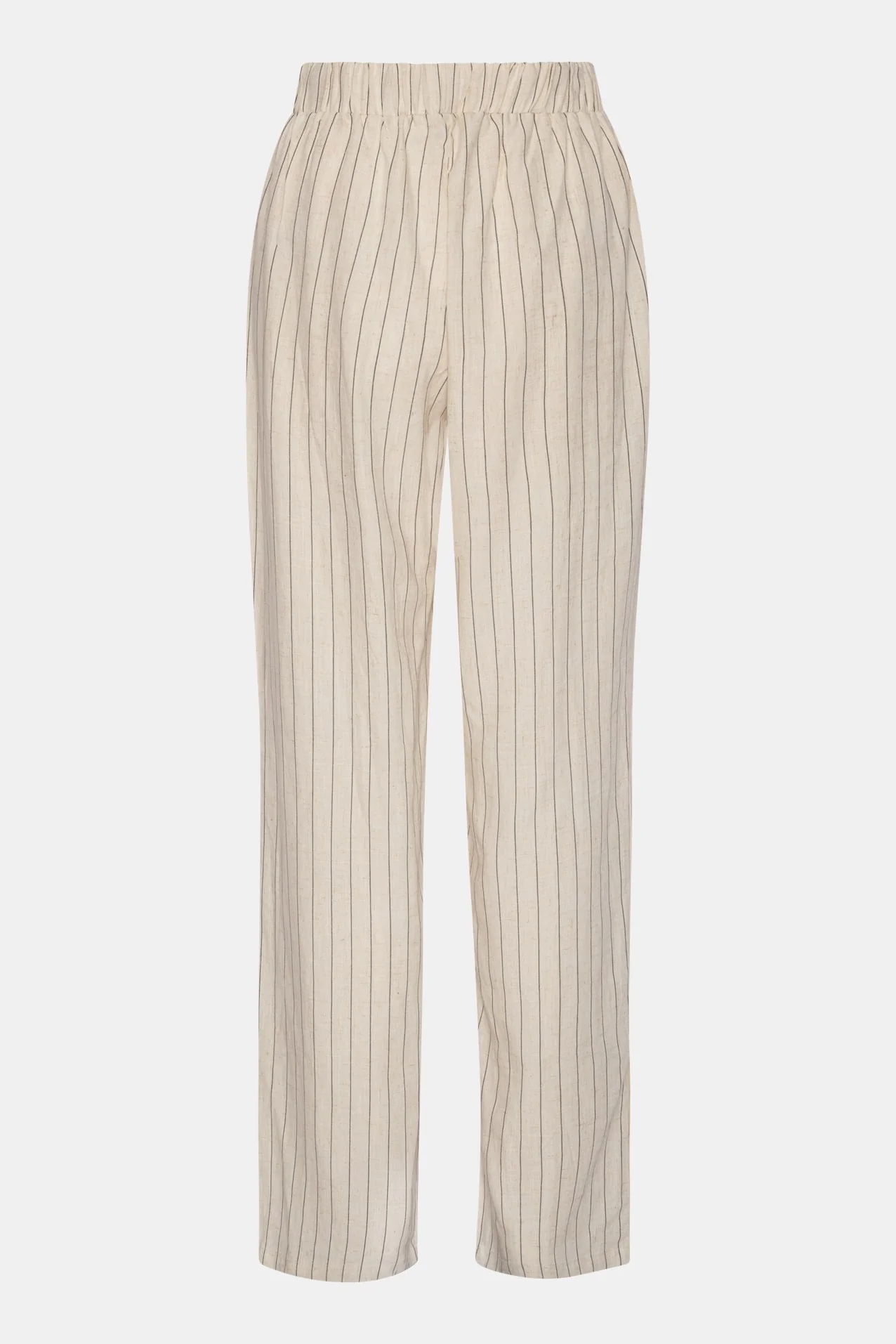 HannahIC Pants - Beige Linen Pinstripe - Image 10