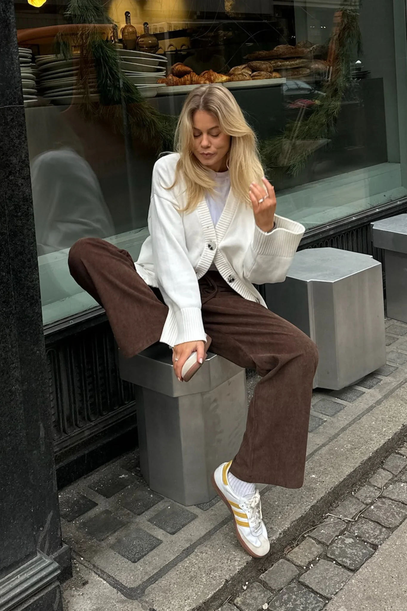 HannahIC Pants - Brown Corduroy