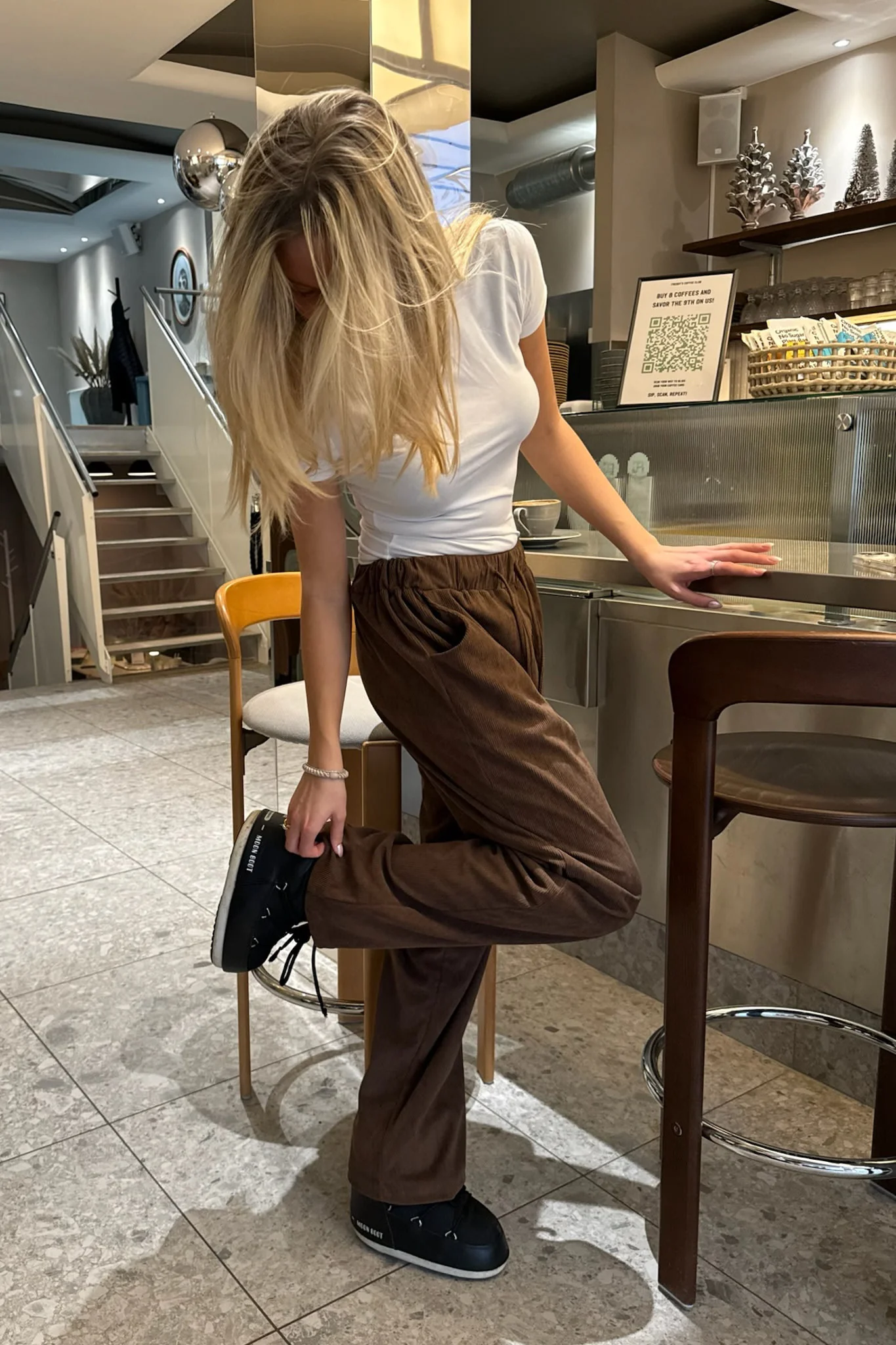 HannahIC Pants - Brown Corduroy - Image 6