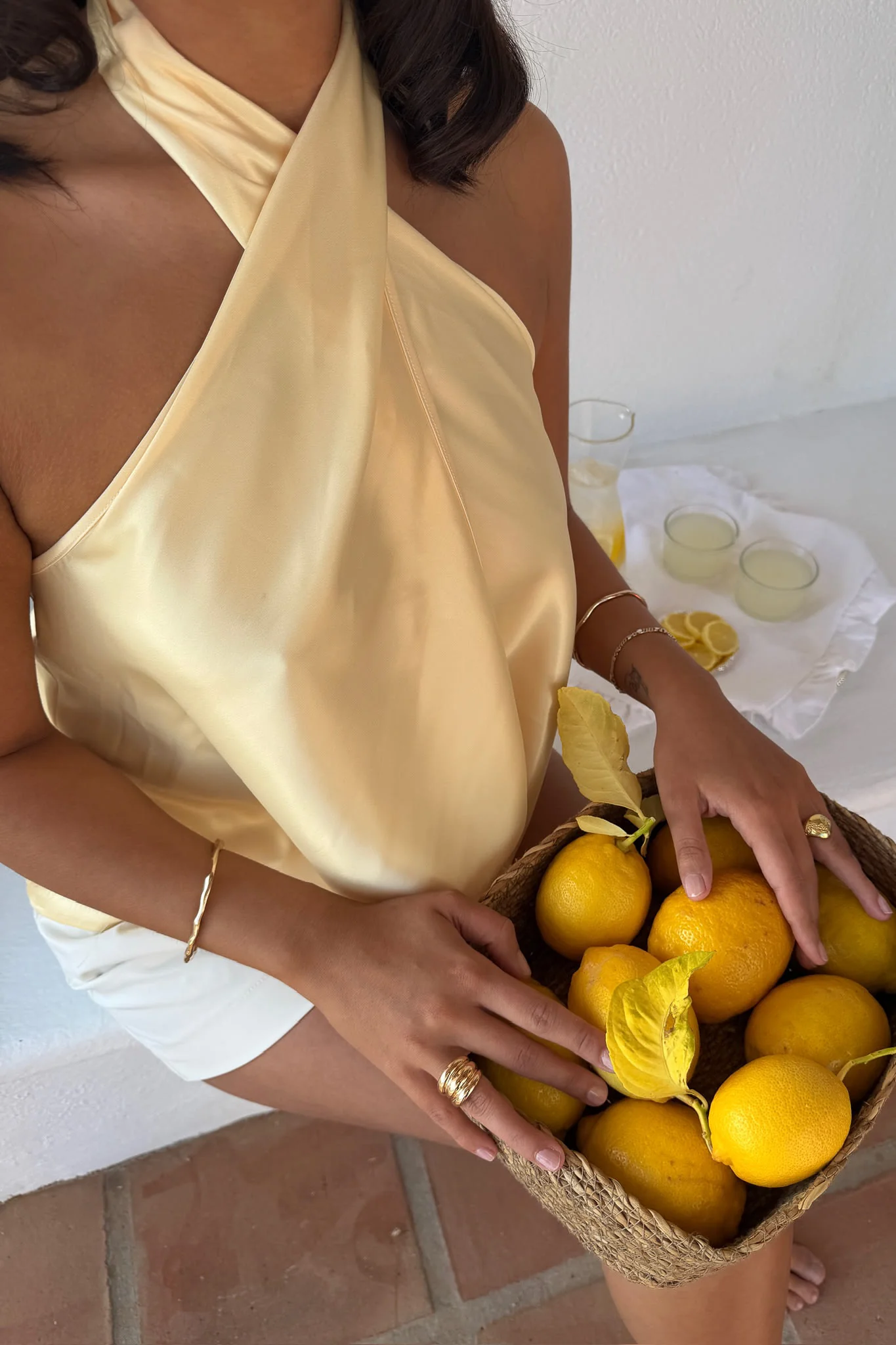 HollyIC Wrap Top - Yellow - Image 6