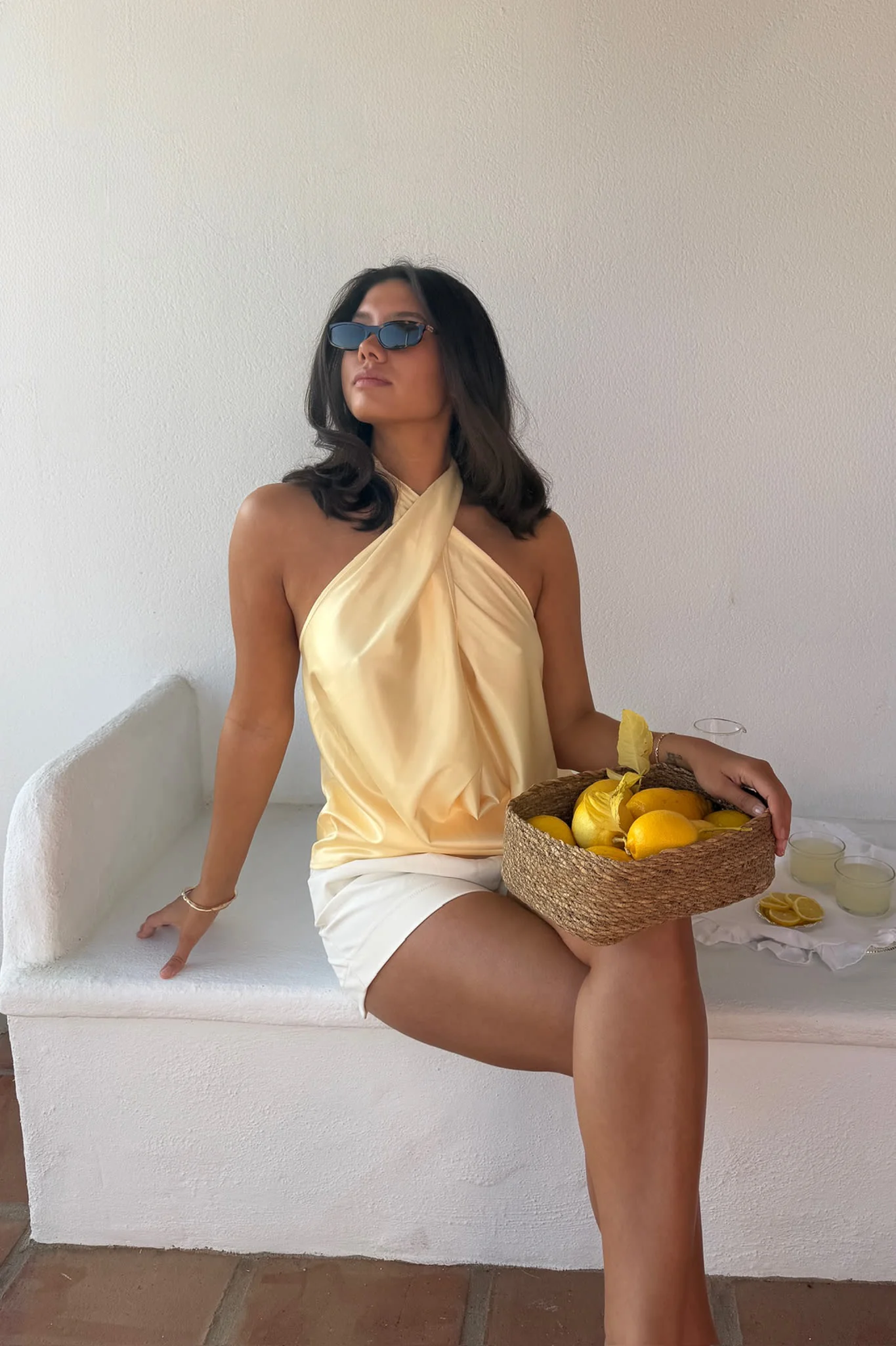 HollyIC Wrap Top - Yellow - Image 7